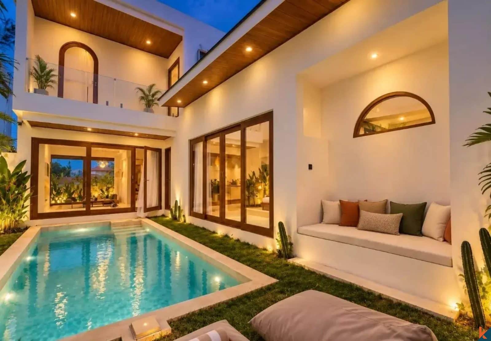 Two Bedroom Mediteranian Villa nestled in Balangan