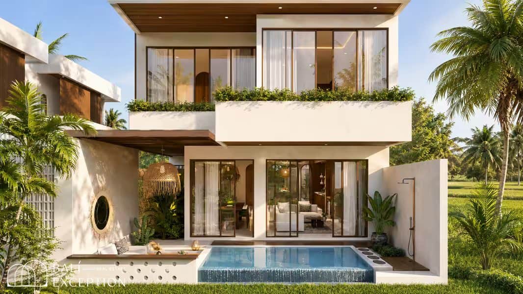 Offplan 2 Bedroom Leasehold Villa with Rooftop for Sale in Munggu