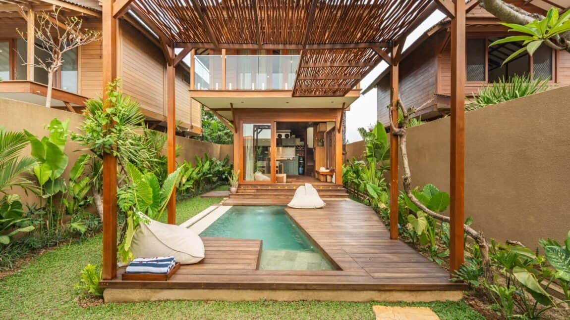 2 bedrooms brand new wooden villa