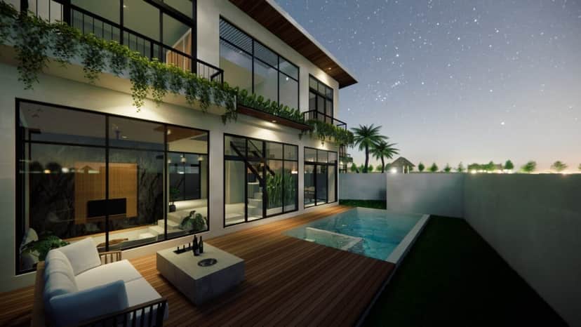 3-bedroom leasehold villa in Kerobokan — photo 3 of 5