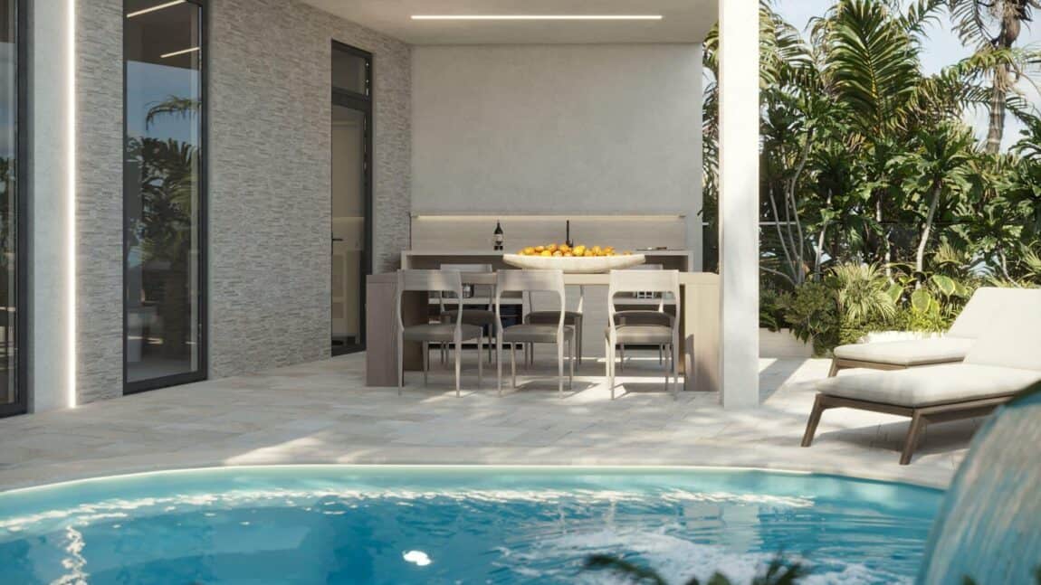 Villa in Pandawa with ocean view