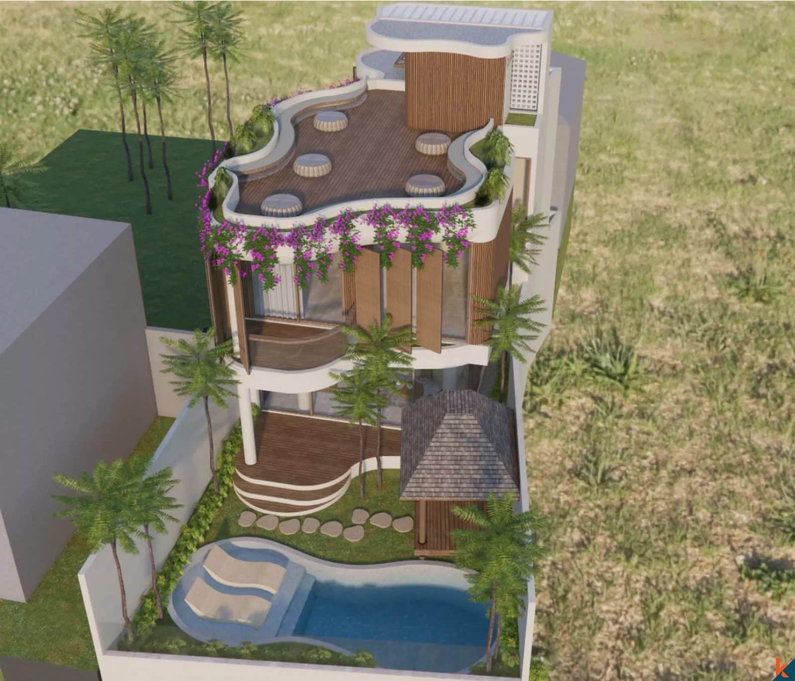4-bedroom leasehold villa in Canggu — photo 3 of 5