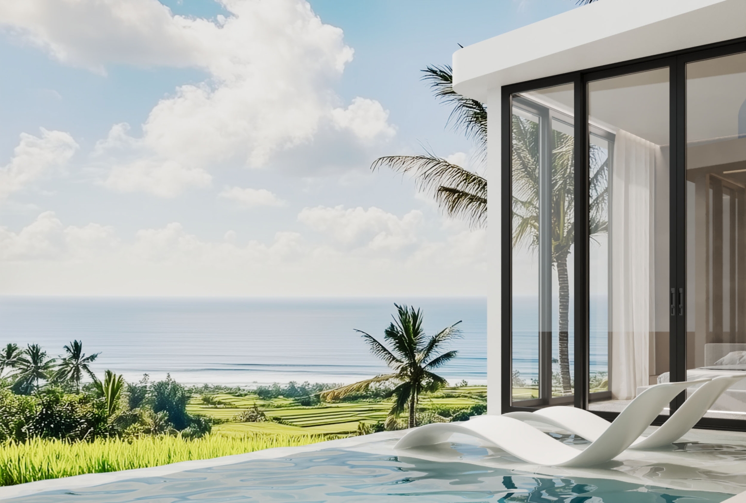 2-Bedroom Modern Villa for Sale near Virgin Beach Karangasem Bali - RF6736D