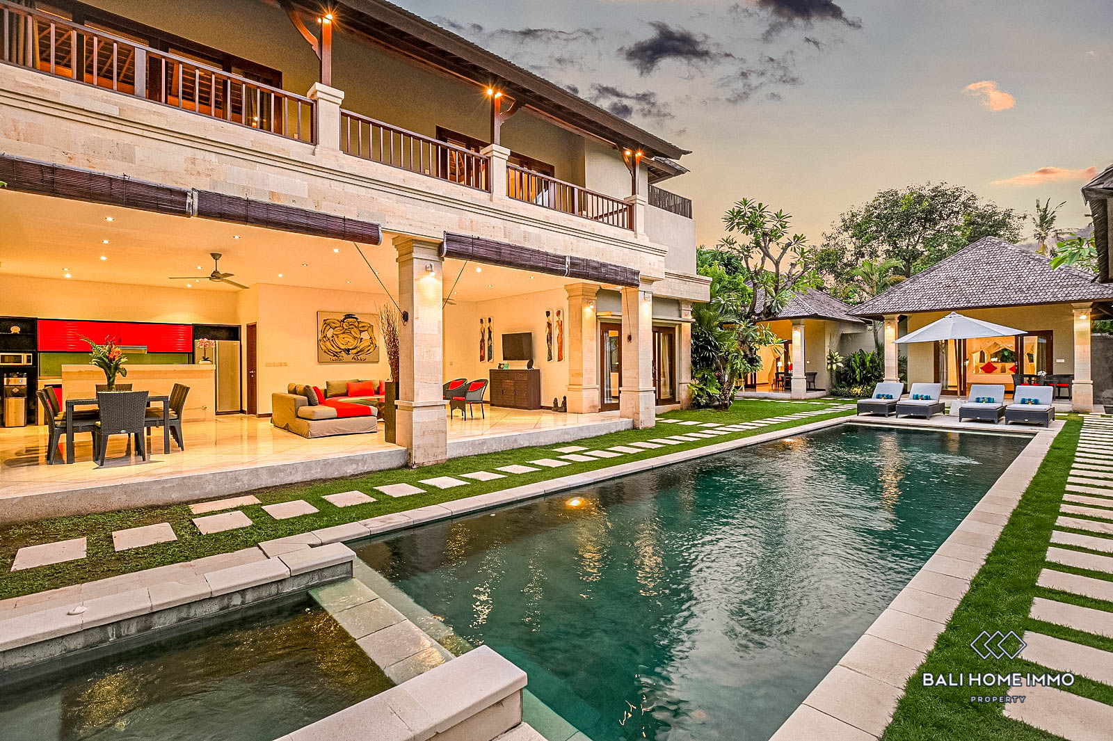 Near Beach 2 Units Villa for Sale Freehold in Bali Seminyak - NG004A