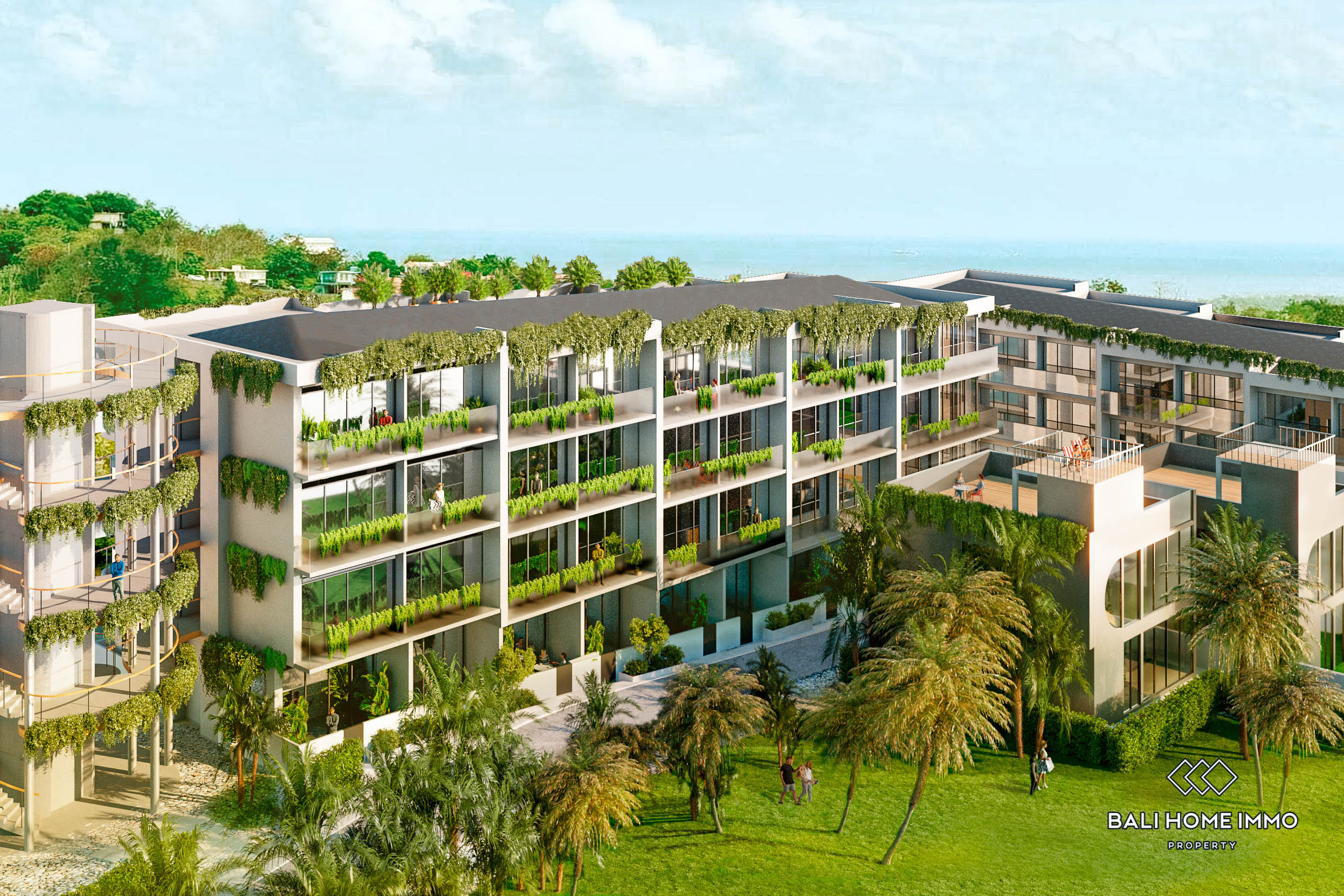 Off-plan 1 Bedroom Apartment for Sale Leasehold in Bali Pererenan Beachside - RF4222D