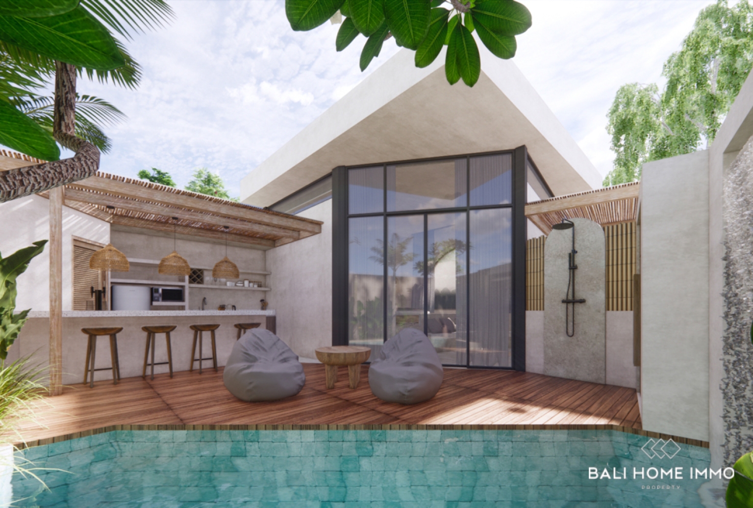 Off Plan 1 Bedroom Villa for Sale Leasehold in Pecatu Near Nunggalan Beach - Rf8701