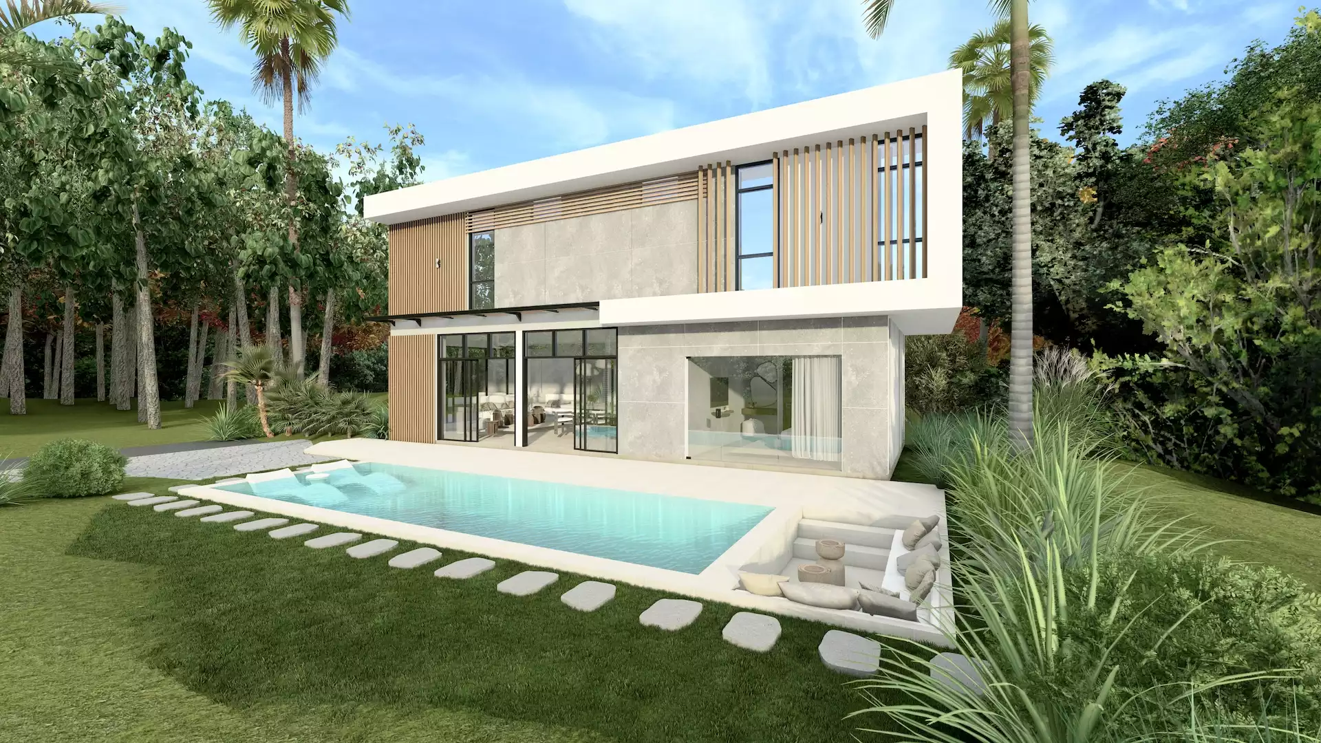 STYLISH 5 BEDROOM VILLA IN BABAKAN FOR SALE LEASEHOLD BE-409