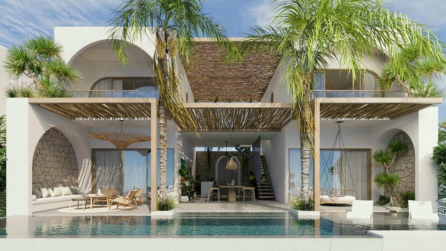 LUXURIOUS 4 BEDROOM VILLA WITH OCEAN VIEW FOR SALE LEASEHOLD IN NUSA PENIDA BE-941