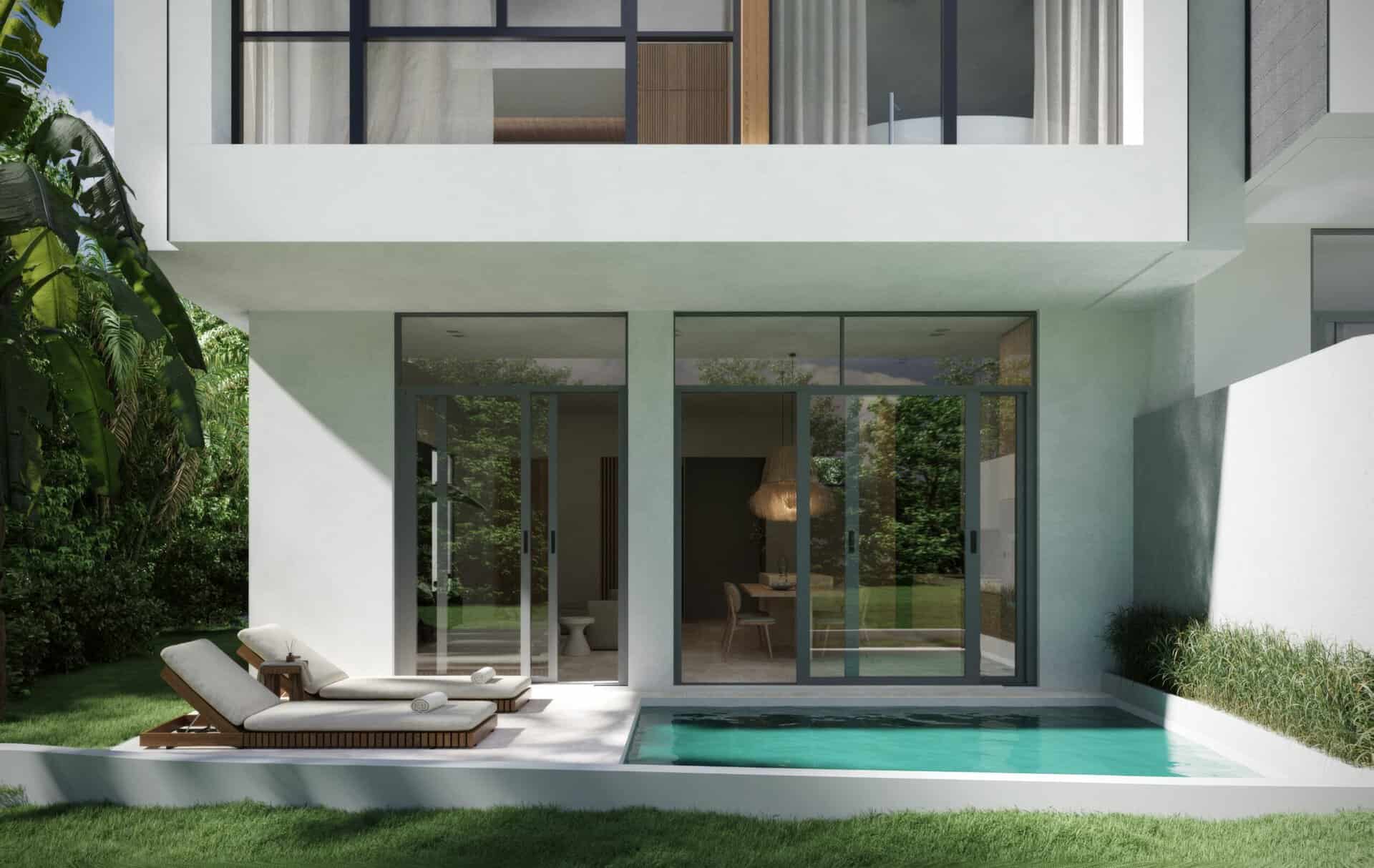 JUNGLE VIEW OFFPLAN 2 BEDROOM VILLA FOR SALE LEASEHOLD IN BINGIN BE-1780