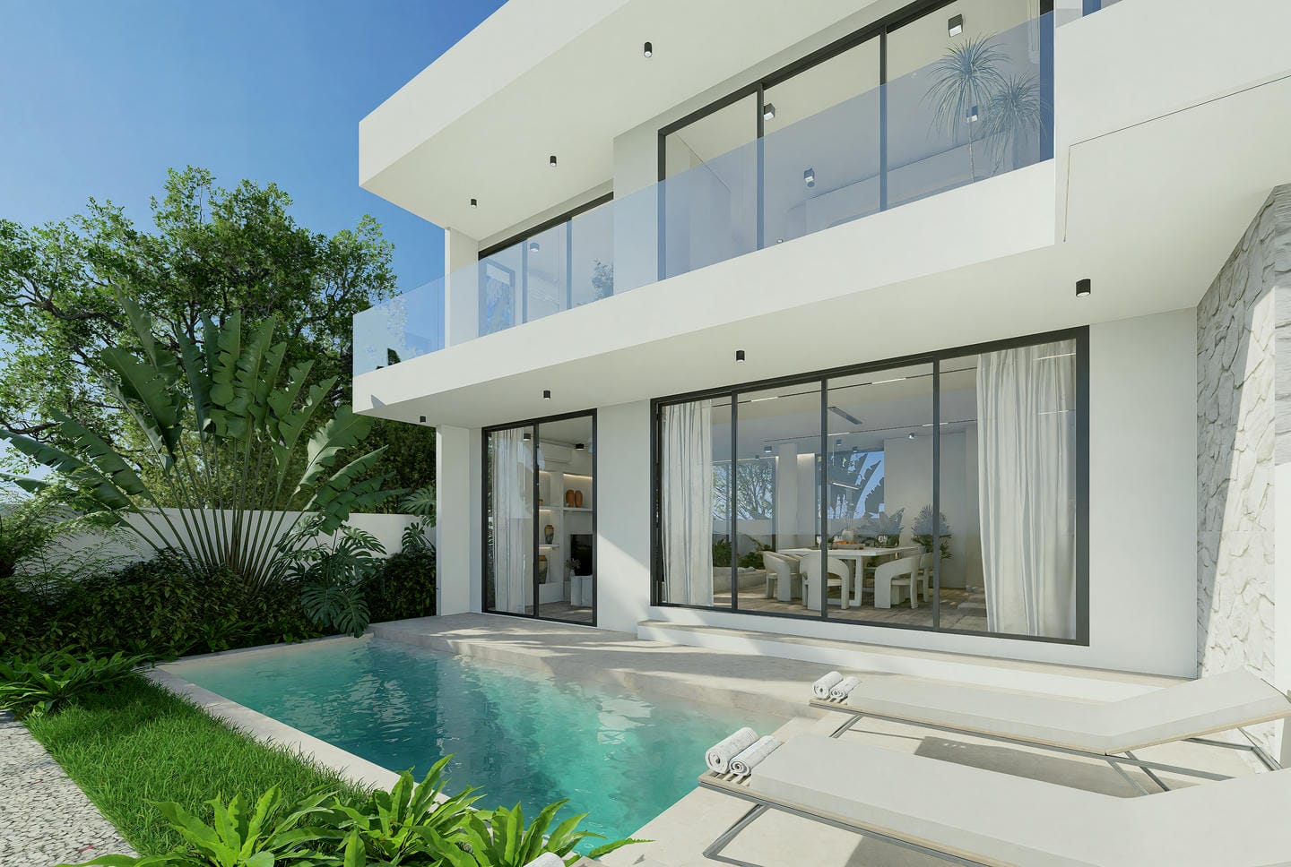 SEA VIEW 3 BEDROOM VILLA FOR SALE LEASEHOLD IN UNGASAN BE-1826