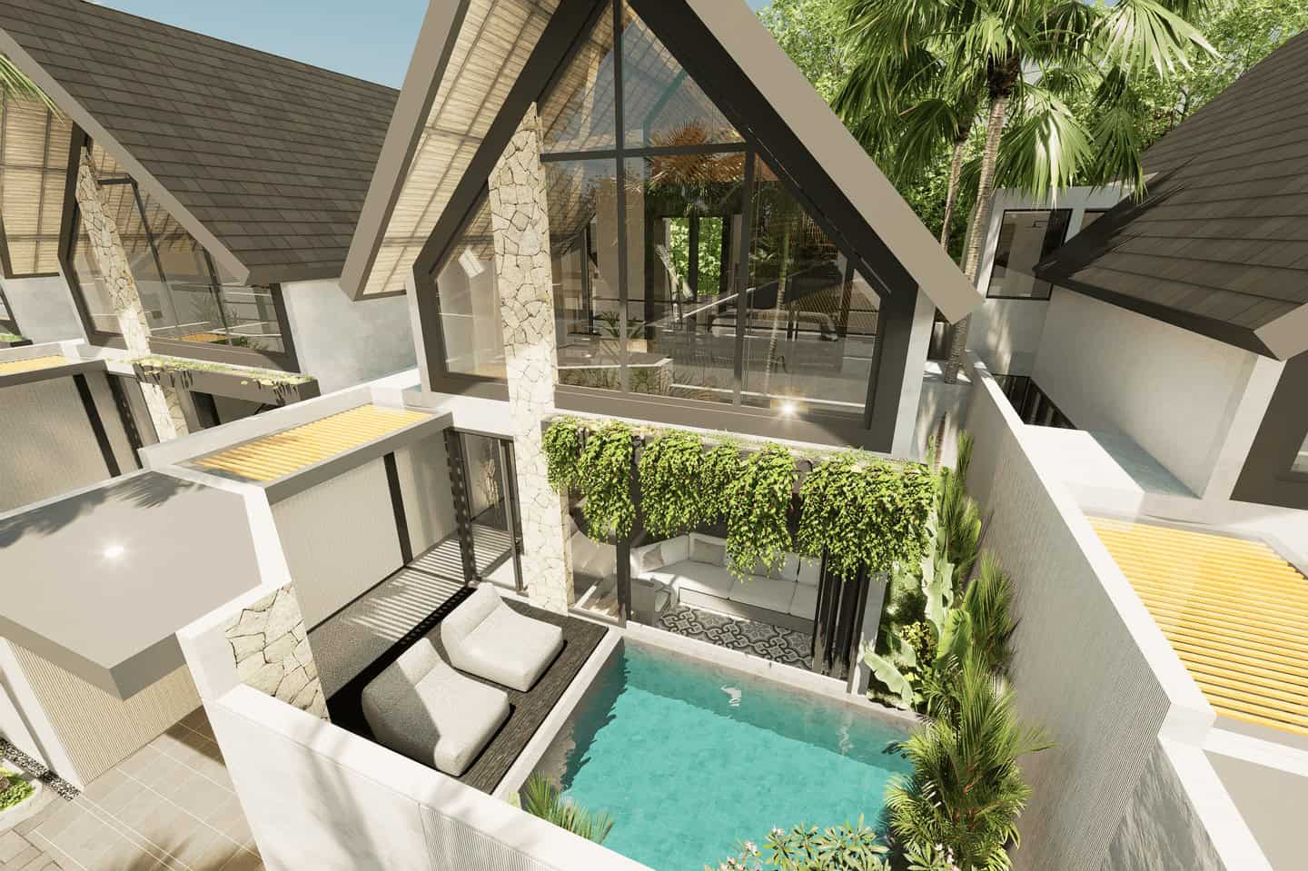 OFFPLAN 2 BEDROOM VILLA FOR SALE LEASEHOLD IN UNGASAN BALI BE-1999