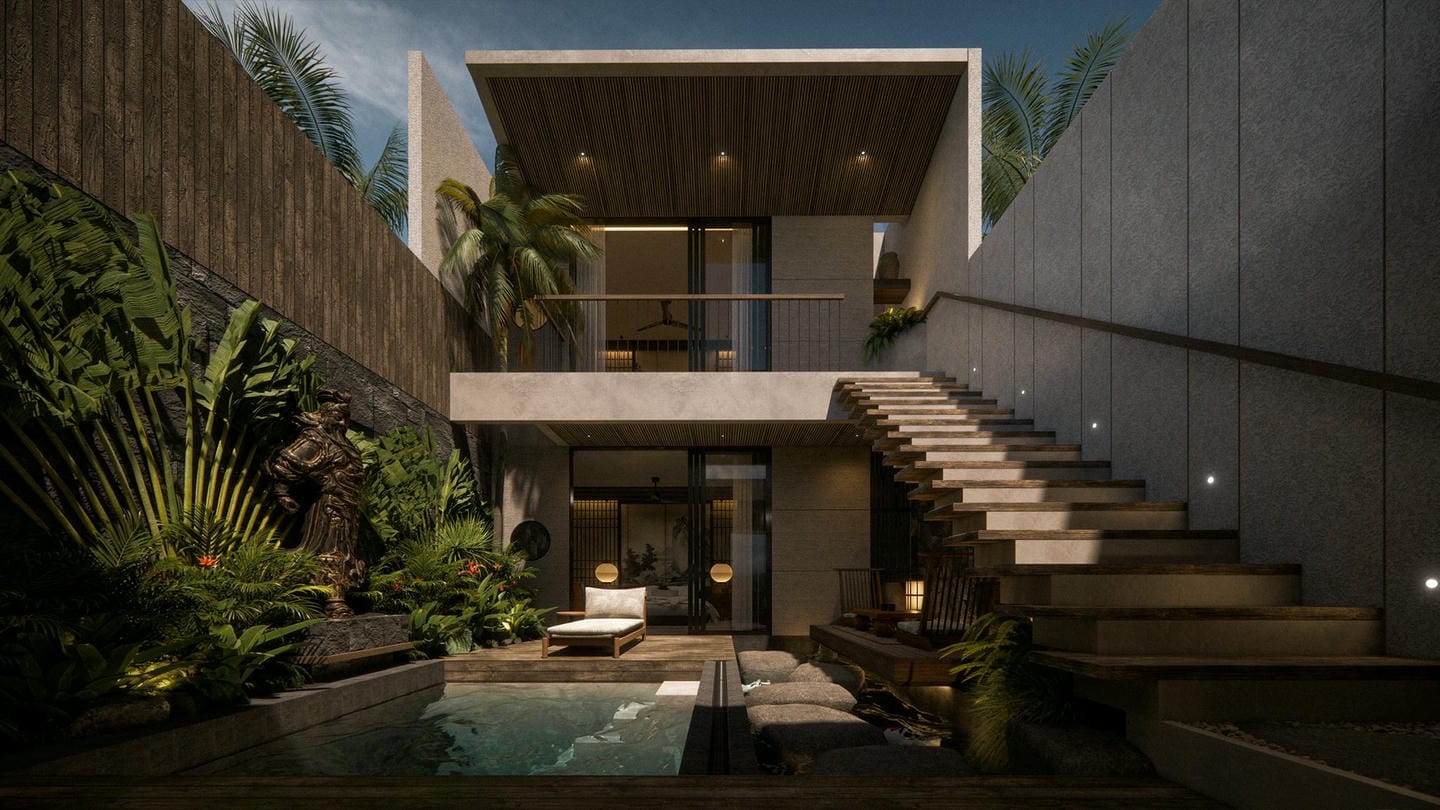OFFPLAN 2 BEDROOM VILLA FOR SALE LEASEHOLD IN TUMBAK BAYUH BE-2081