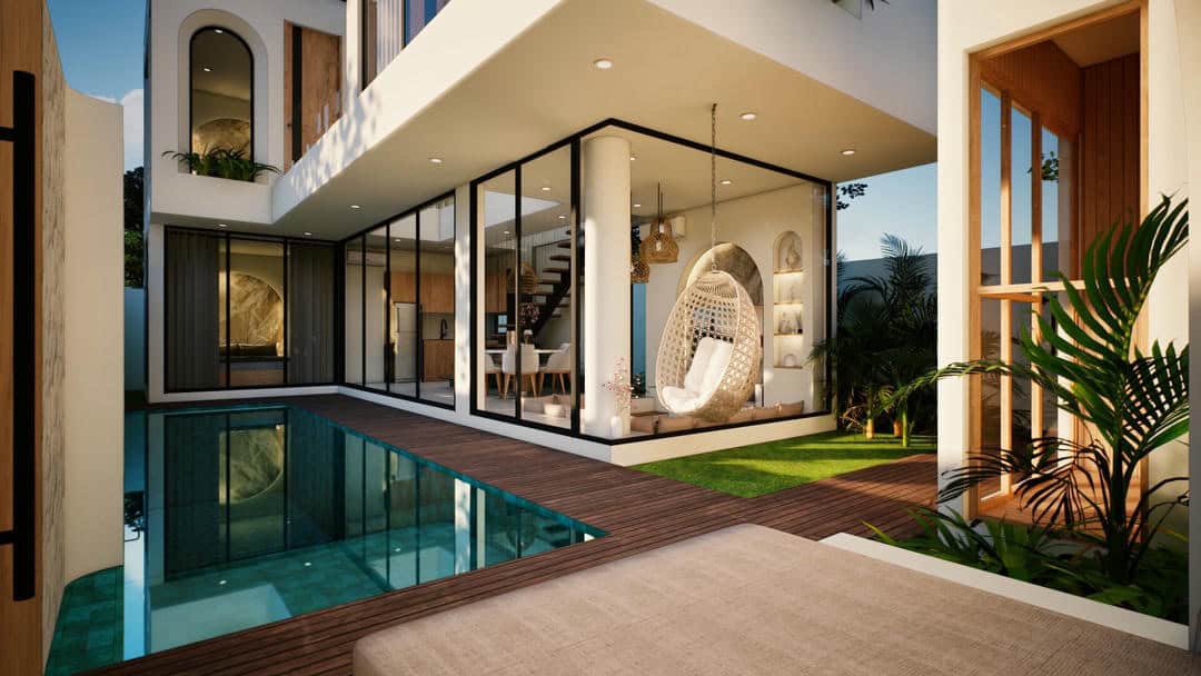 OFFPLAN 3 BEDROOM VILLA FOR SALE LEASEHOLD IN BERAWA BE-2289