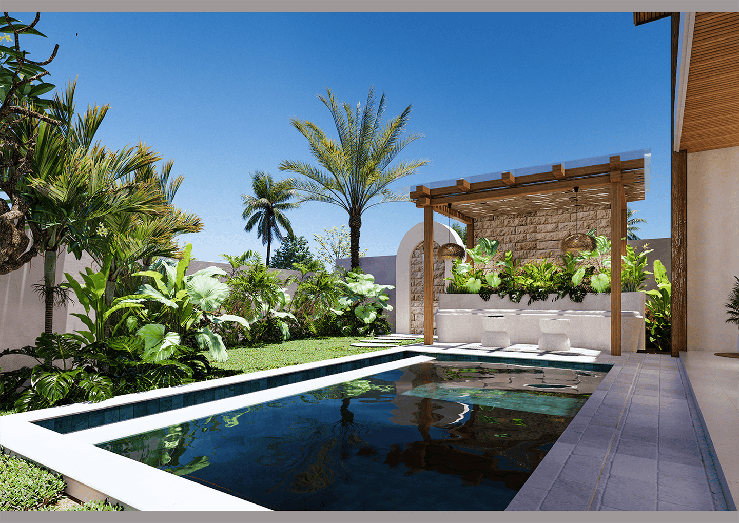 READY NOW 3 BEDROOM VILLA FOR SALE LEASEHOLD IN CEMAGI BE-2379