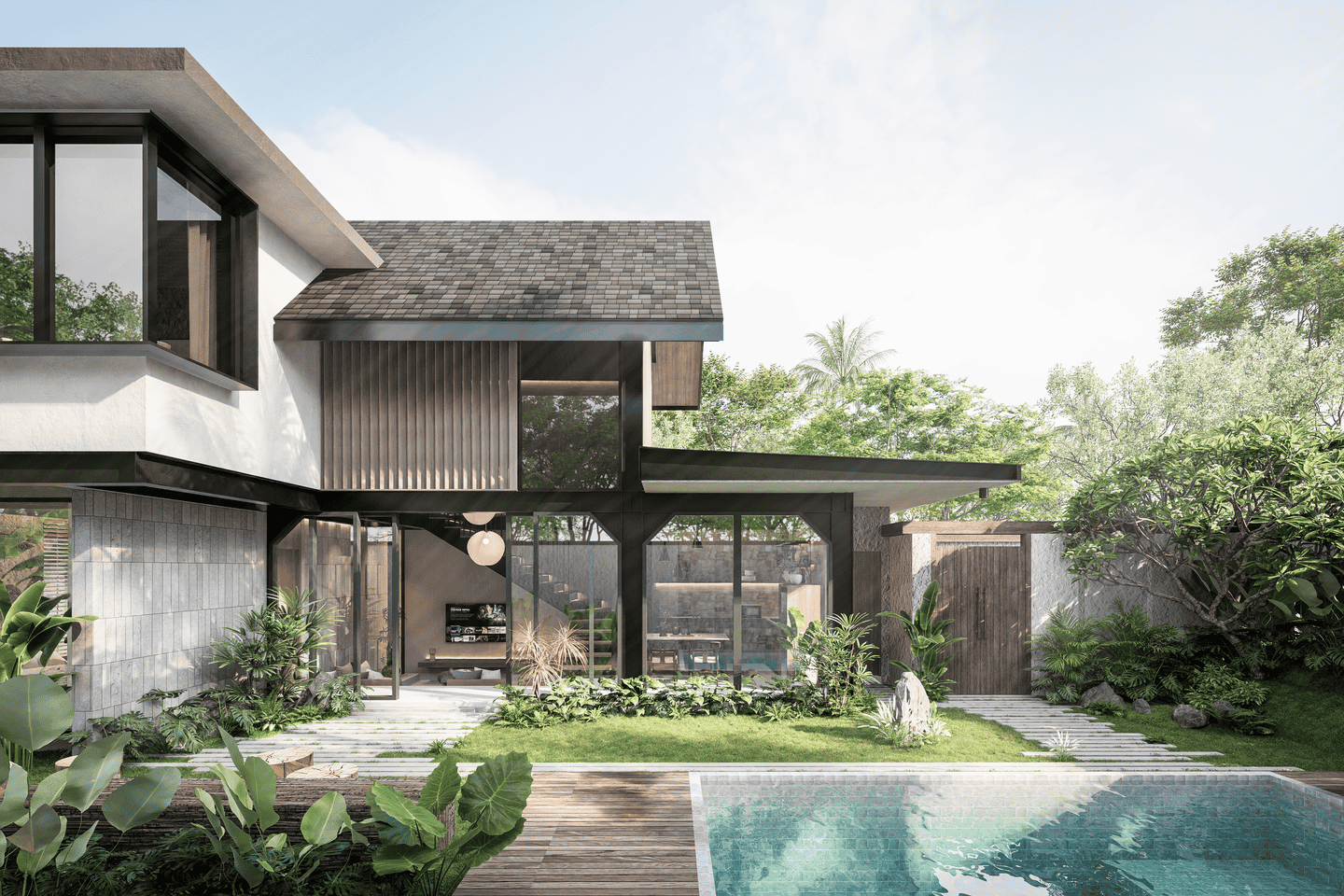 INDUSTRIAL STYLE 2-3 BEDROOM VILLA FOR SALE FREEHOLD IN TABANAN BE-2425