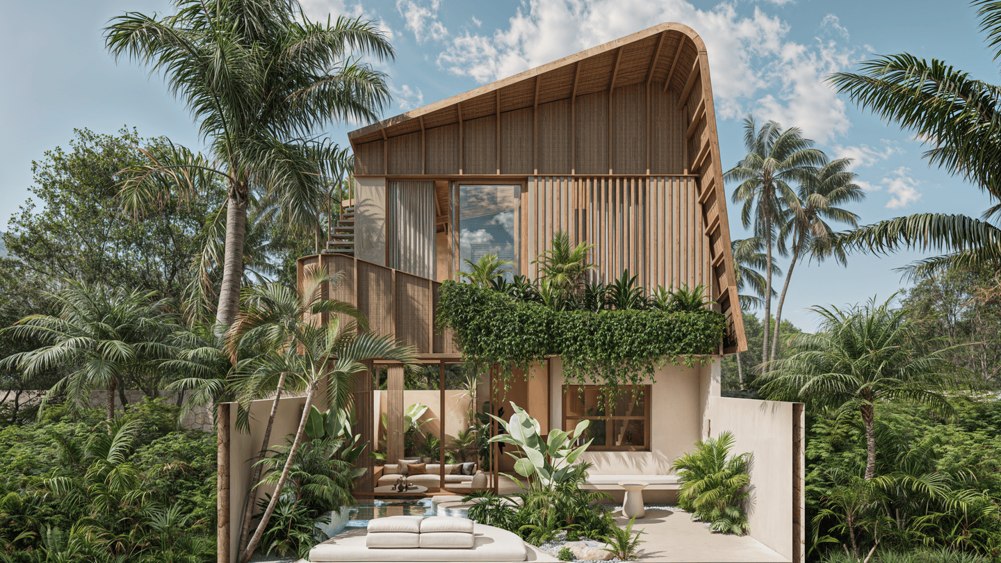 OFFPLAN 1 BEDROOM MODERN TROPICAL VILLA FOR SALE LEASEHOLD IN UNGASAN BE-2532