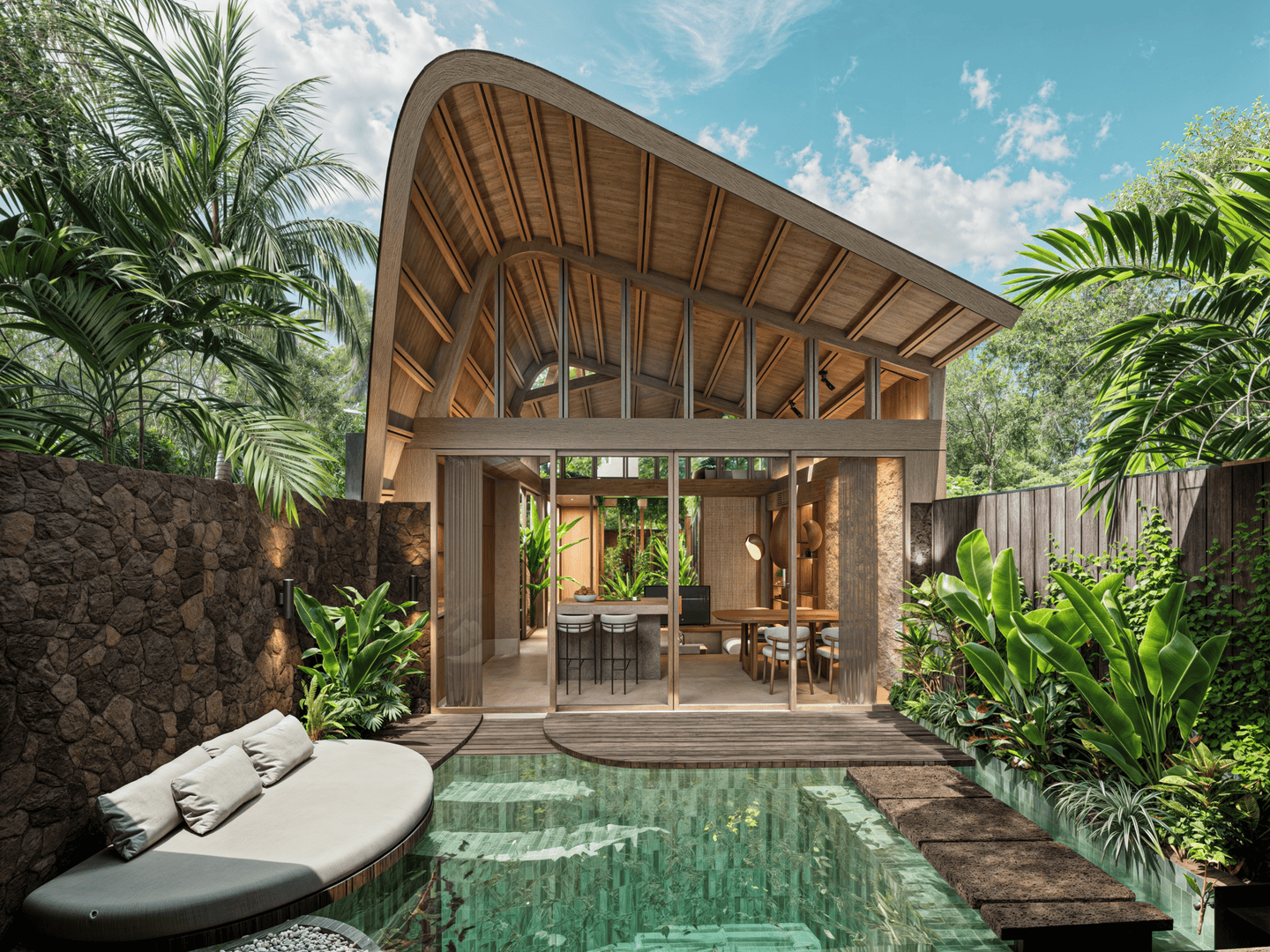 OFFPLAN 1 BEDROOM VILLA FOR SALE LEASEHOLD IN UNGASAN BE-2882
