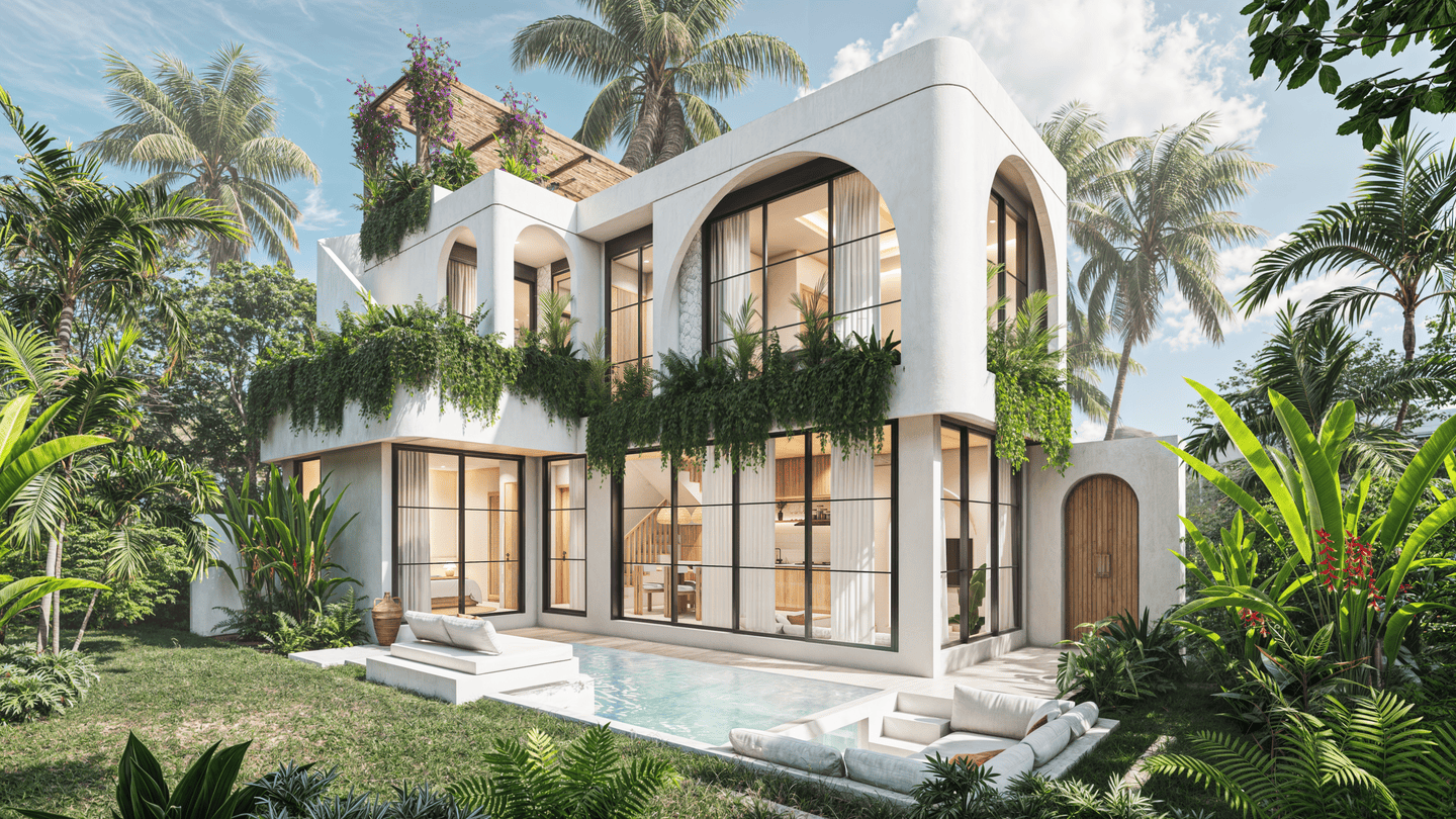 OFFPLAN 3 BEDROOM VILLA FOR SALE LEASEHOLD IN ULUWATU BE-2896