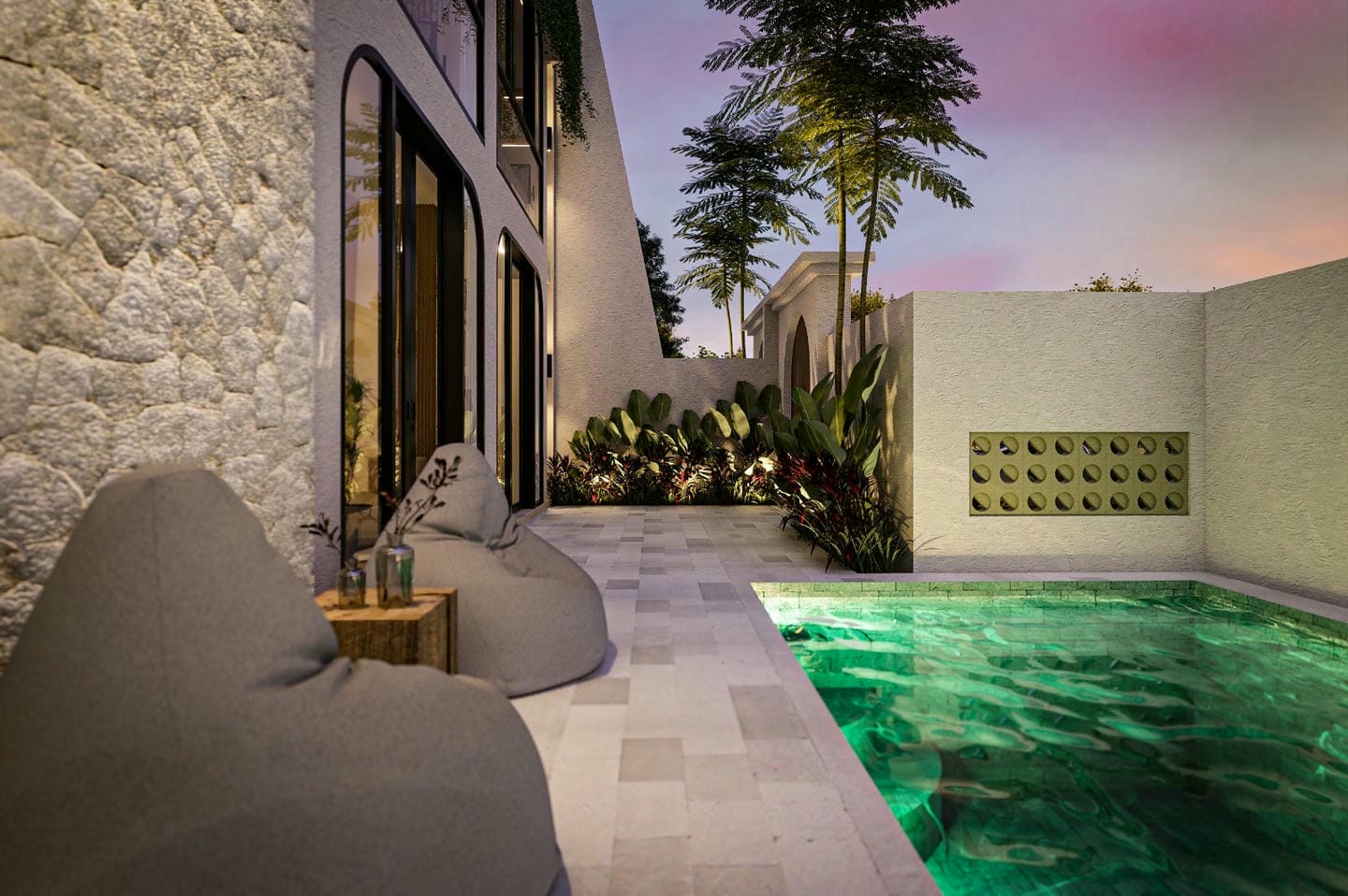 OFFPLAN OCEAN VIEW 3 BEDROOM VILLA FOR SALE LEASEHOLD IN ULUWATU BE-2894