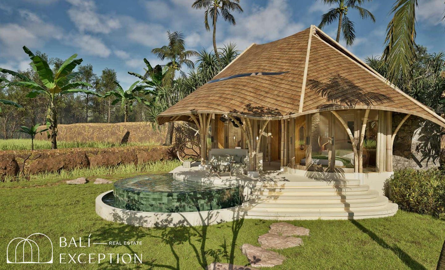Offplan 1/2 Bedroom Eco Villa for Sale Freehold in Lombok Be-3026