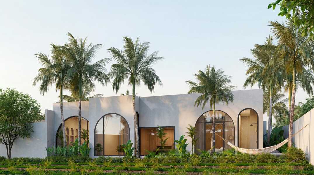 RICEFIELD VIEW 3 BEDROOM VILLA FOR SALE LEASEHOLD IN SESEH BE-3055