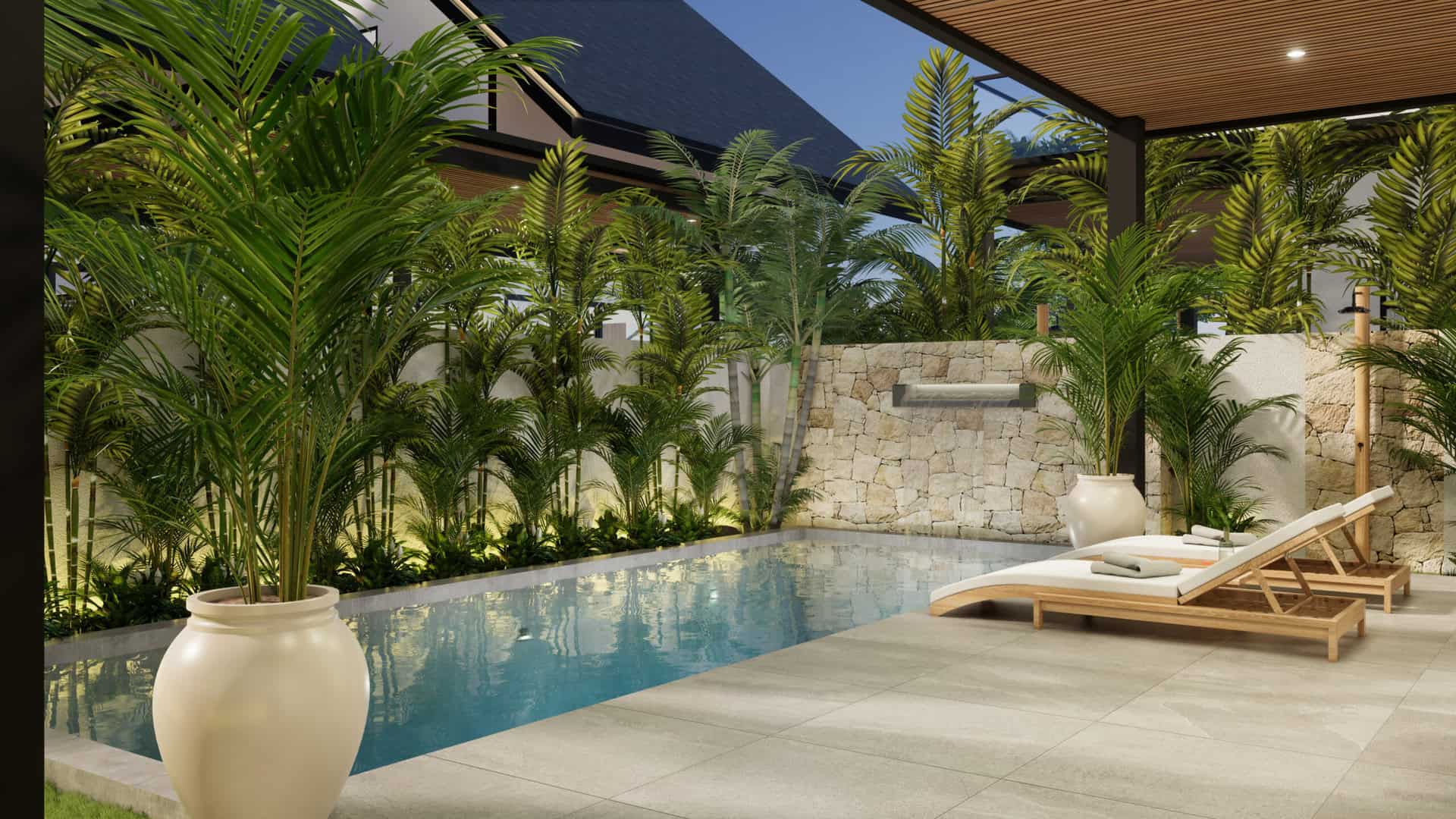 RICE FIELD VIEW 3 BEDROOM VILLA FOR SALE LEASEHOLD IN KEROBOKAN BE-852