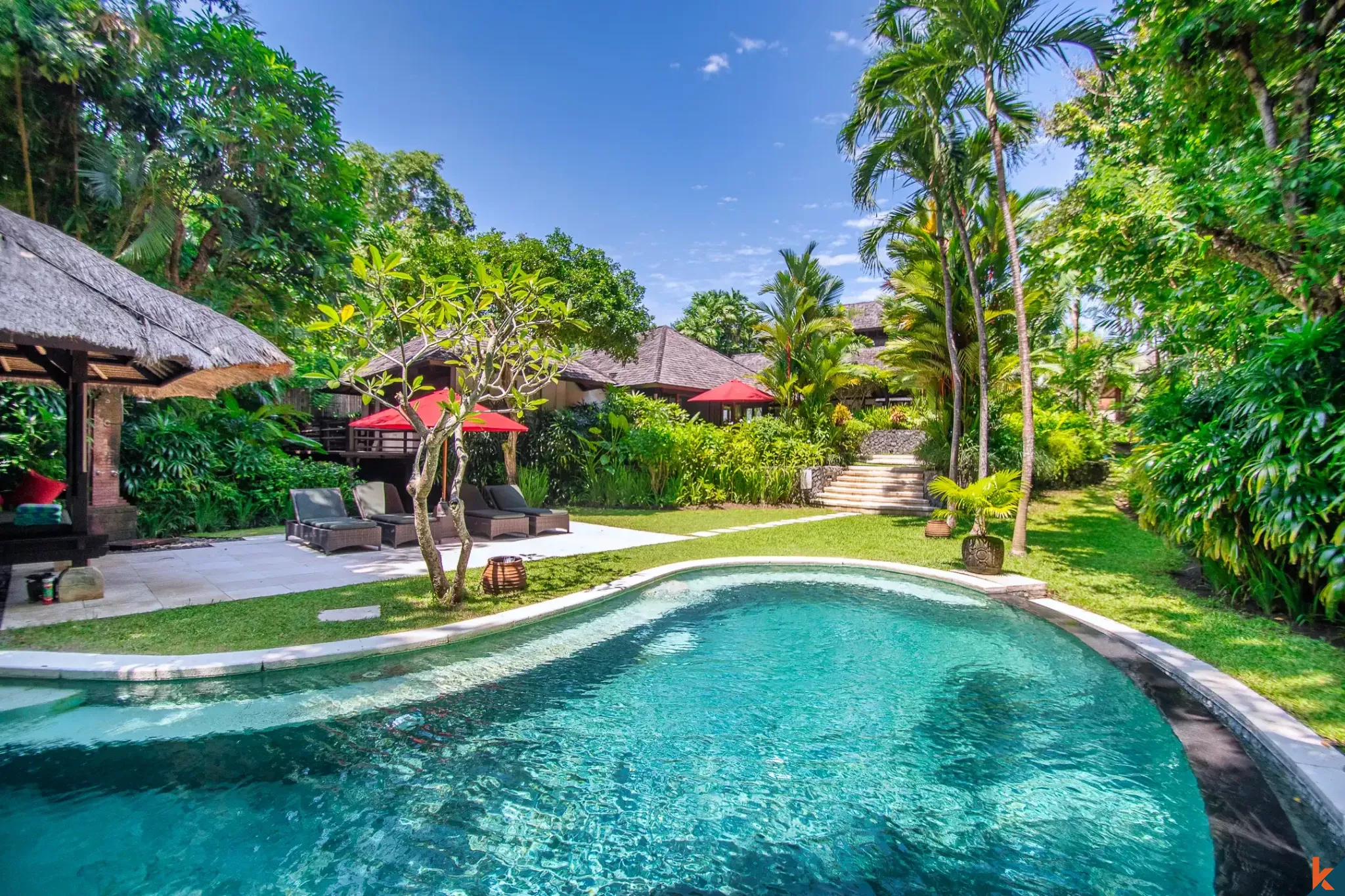 Freehold riverside estate for sale in fashionable Pererenan