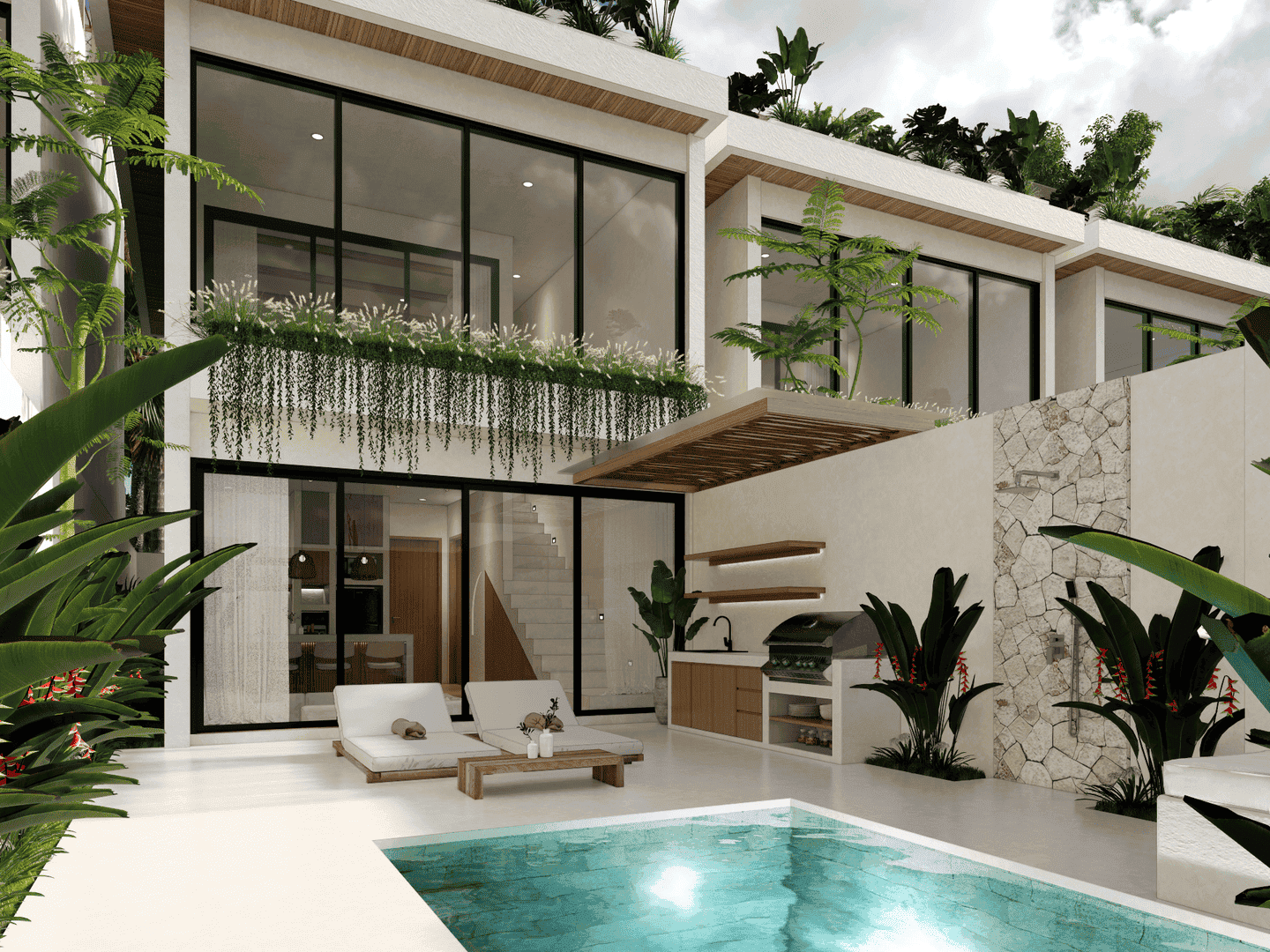 OFFPLAN 2 BEDROOM VILLA FOR SALE LEASEHOLD IN UNGASAN BE-2876
