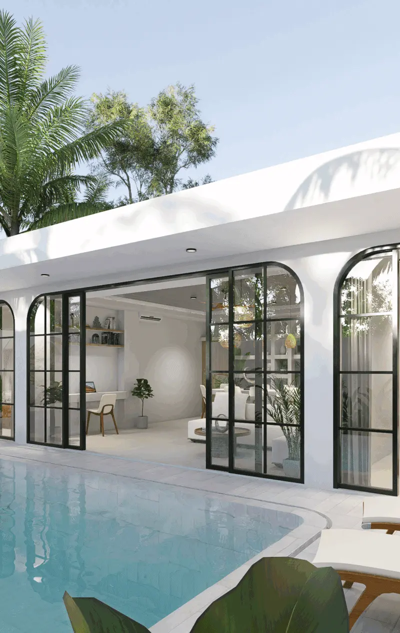 3 bedroom Tropical villa in Kerobokan