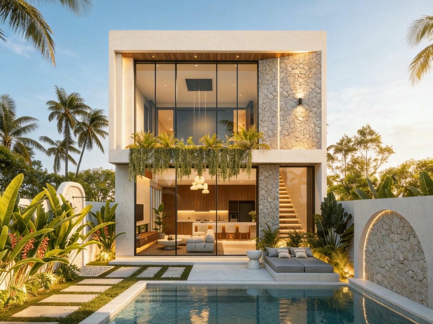 OFFPLAN 2 BEDROOM VILLA FOR SALE LEASEHOLD IN PECATU BE-2987