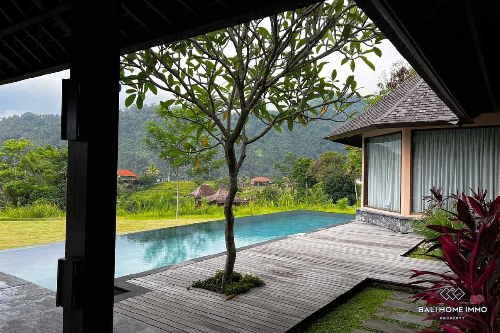 Panoramic view 2 Bedroom Villa for sale freehold in Bali Karangasem Sidemen - RF3334