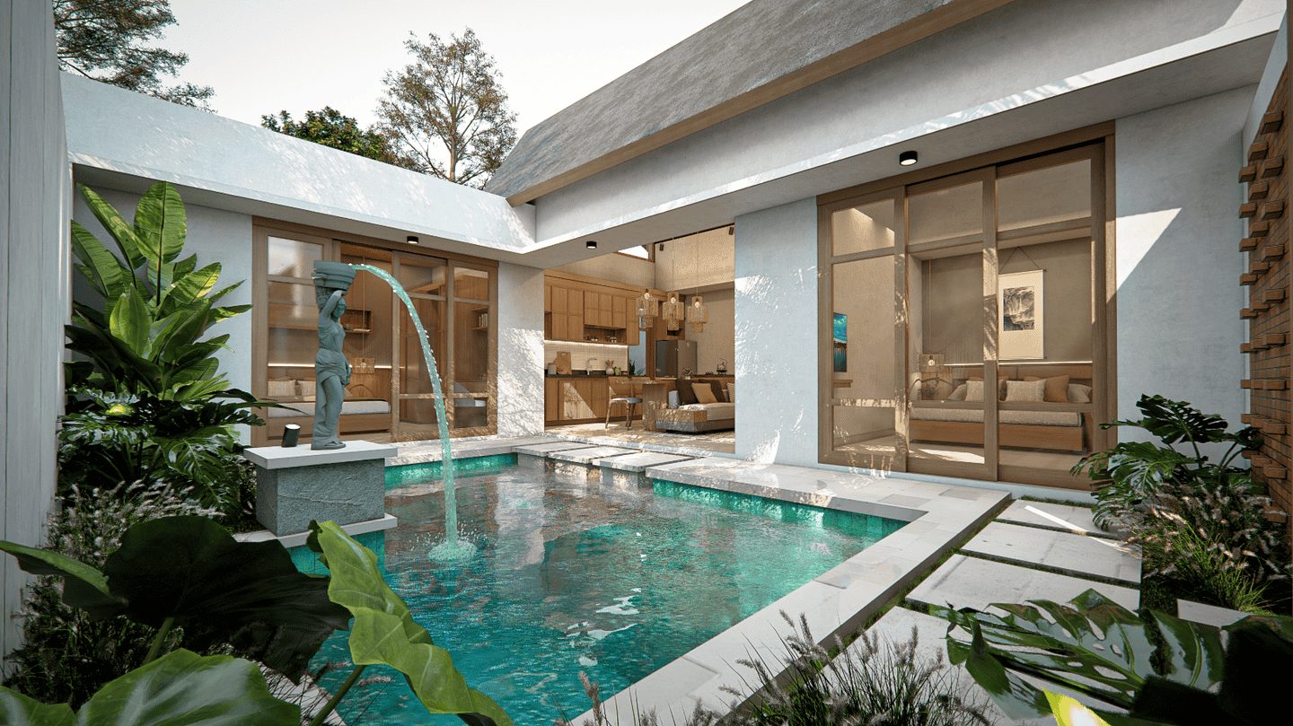 Offplan 2 Bedroom Villa for Sale Leasehold in Ungasan Be-2540