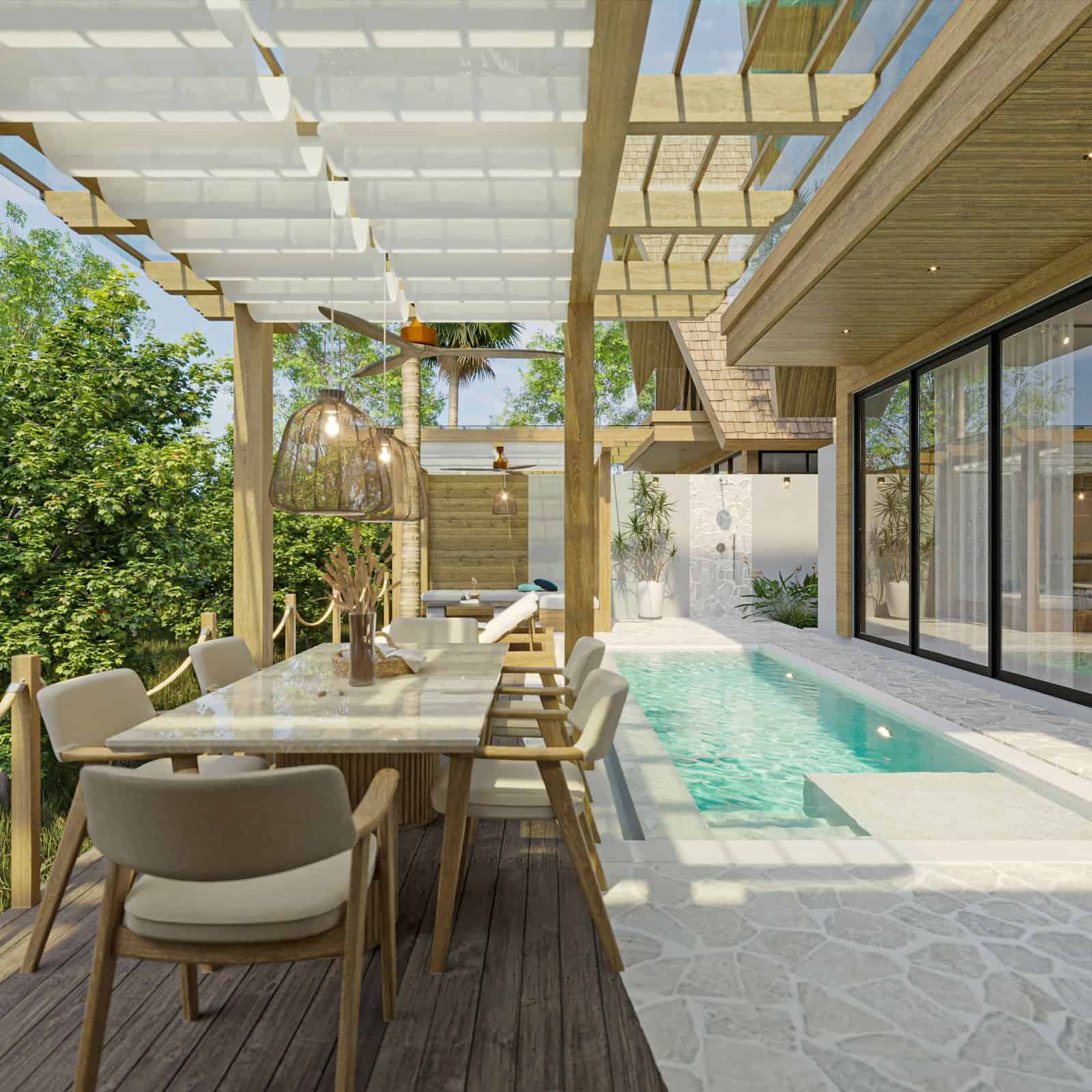 Jungle View 2 Bedroom Villa for Sale Leasehold in Pecatu Be-1336