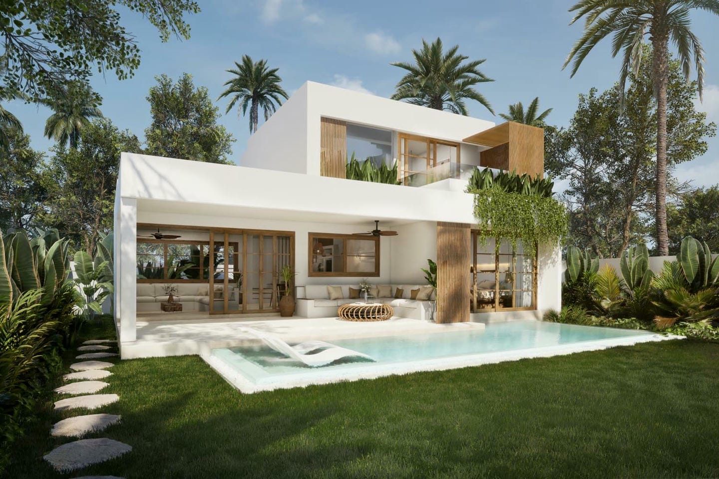 Offplan 2 Bedrooms Luxury Villa for Sale Freehold in Lombok Be-2447