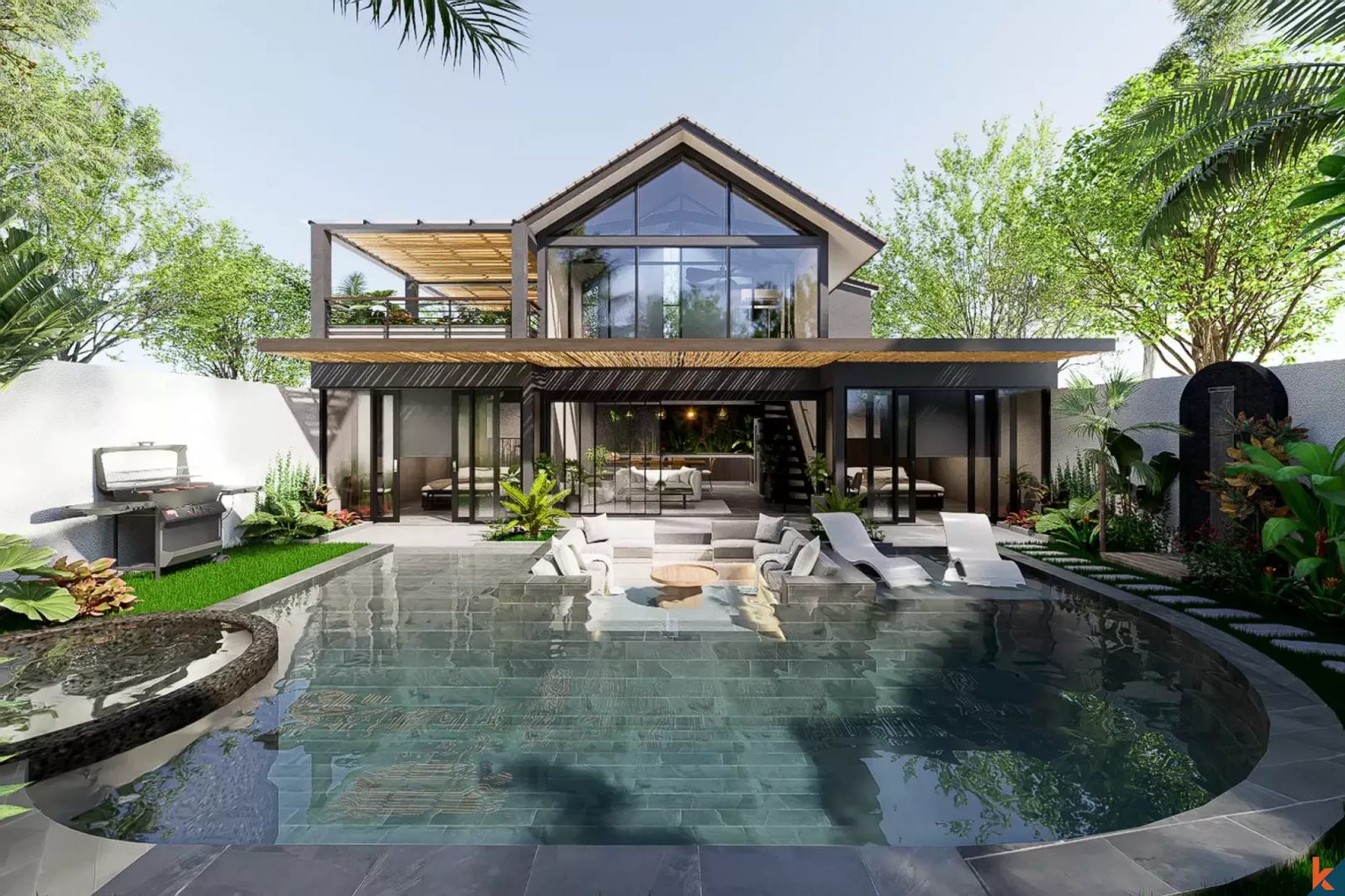 Modern Off-Plan Three Bedroom Leasehold Villa for Sale in Canggu