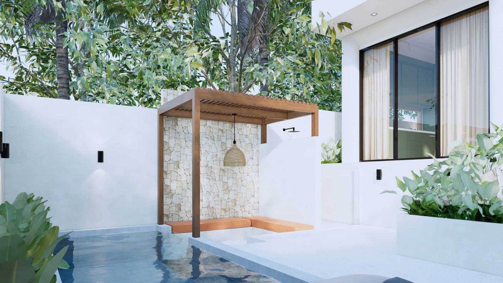 Walking Distance to the Beach 3 Bedroom Villa for Sale Leasehold in Uluwatu Be-1192