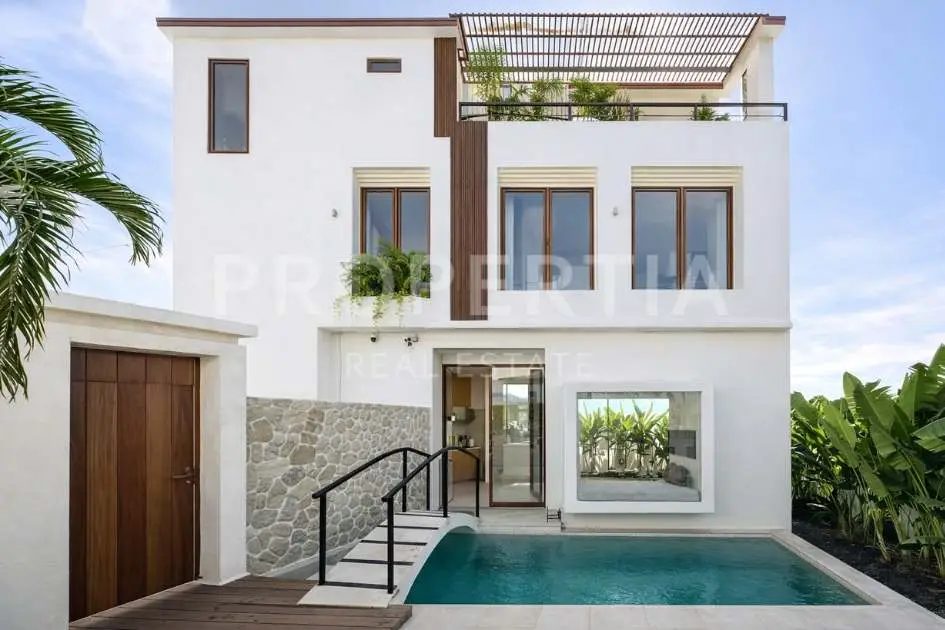 Freehold Ocean View Two Villas in Uluwatu with Rooftop Jacuzzi