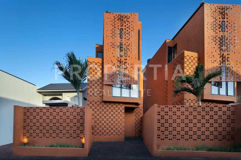 Contemporary Earth Tone Villa in Kayu Tulang