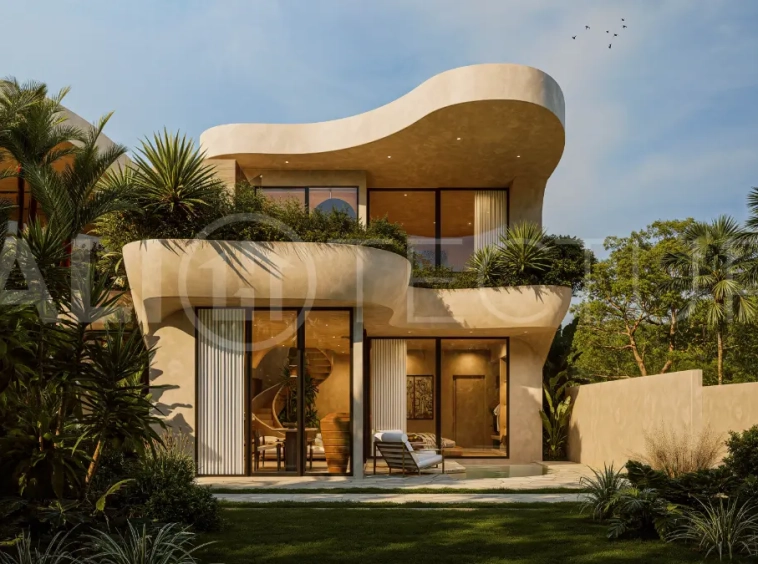 Contemporary Tropical 2-Bedroom Villa Near Suluban Beach, Uluwatu