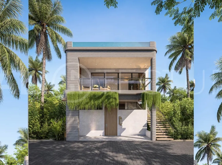 Stunning 5 Bedroom Ocean View Freehold Villa with Rooftop Entertainment Area in Uluwatu