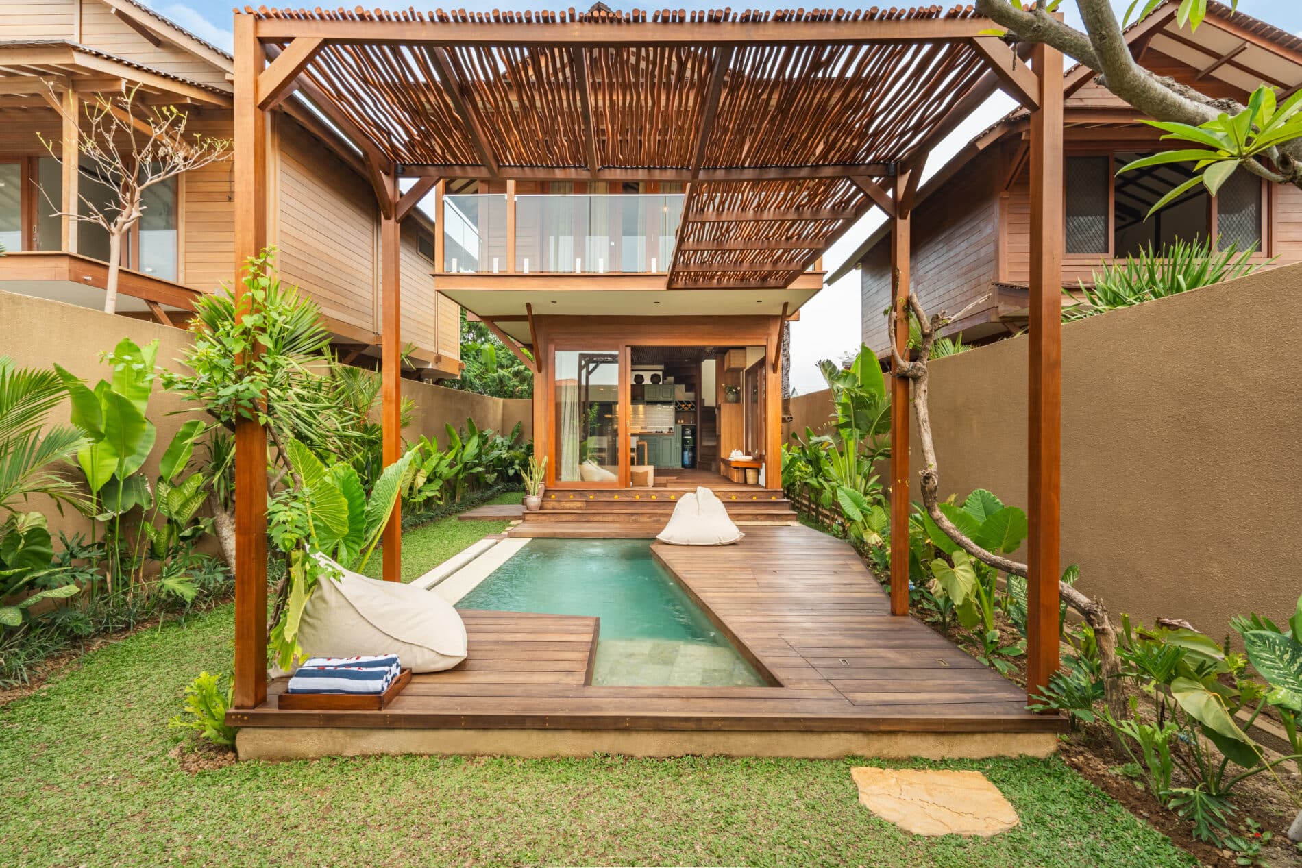 2 bedrooms brand new wooden villa