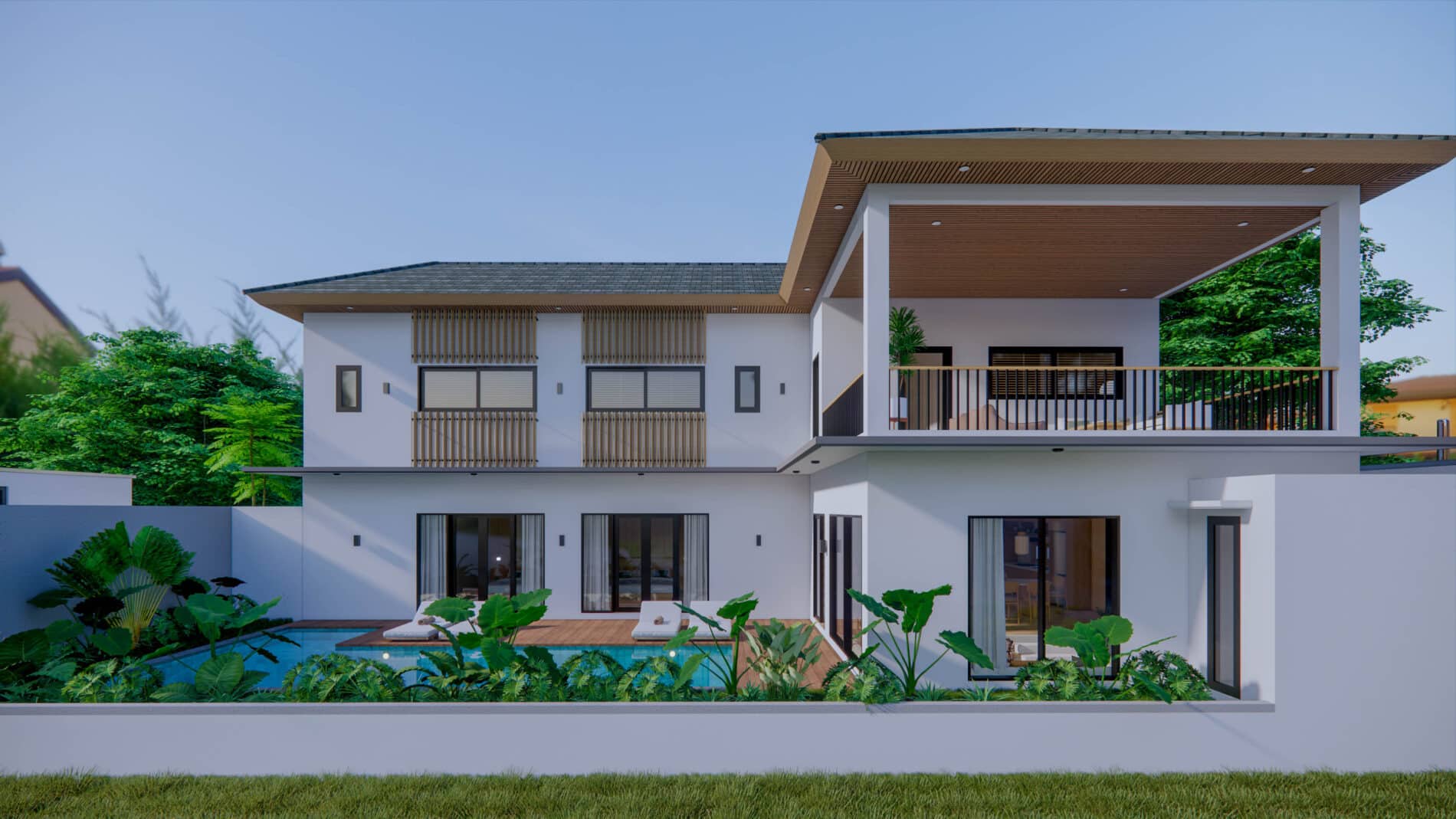 Off-plan 5 bedrooms villa in Sanur Beachside