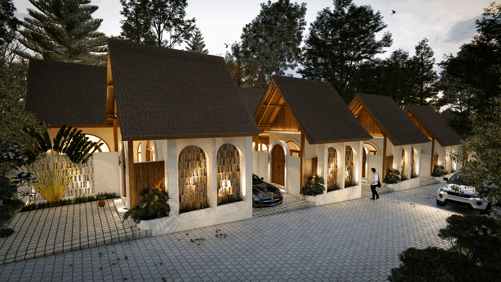 off-plan bohemian style villa in Ubud