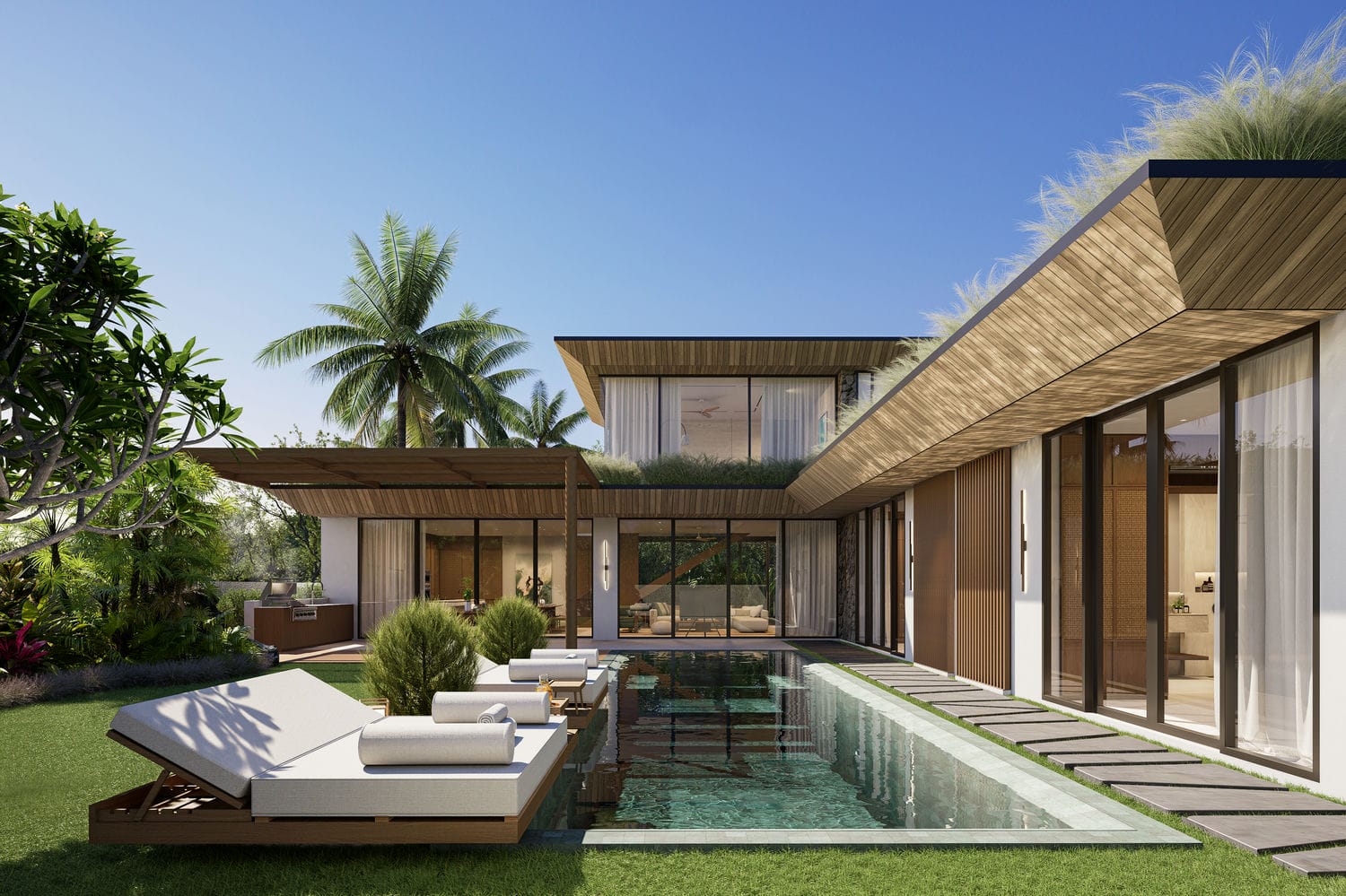 Off-plan — Luxurious 3 bedroom villa in Uluwatu with ocean view