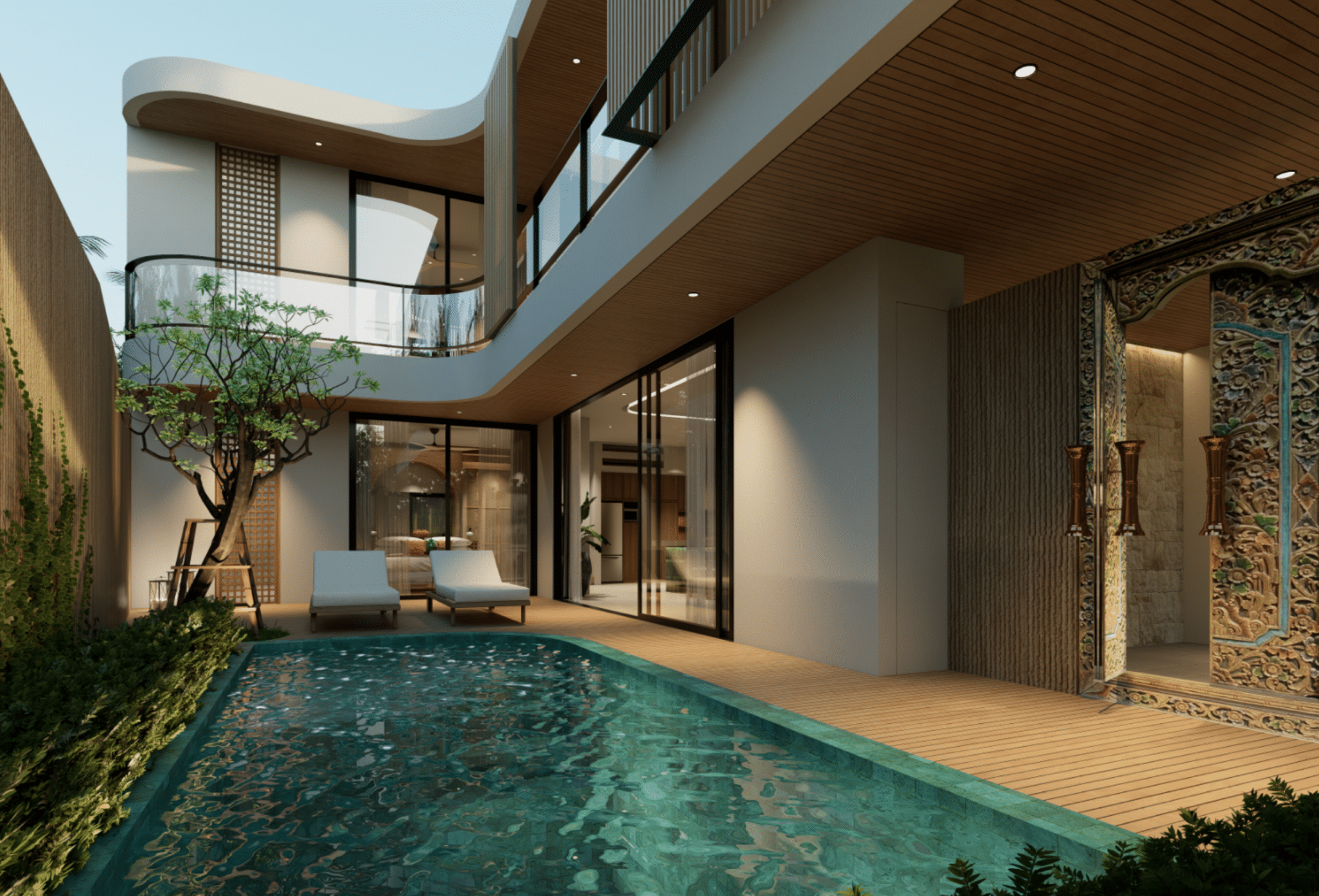 3 Bedroom Modern Villa in Canggu Area – Leasehold