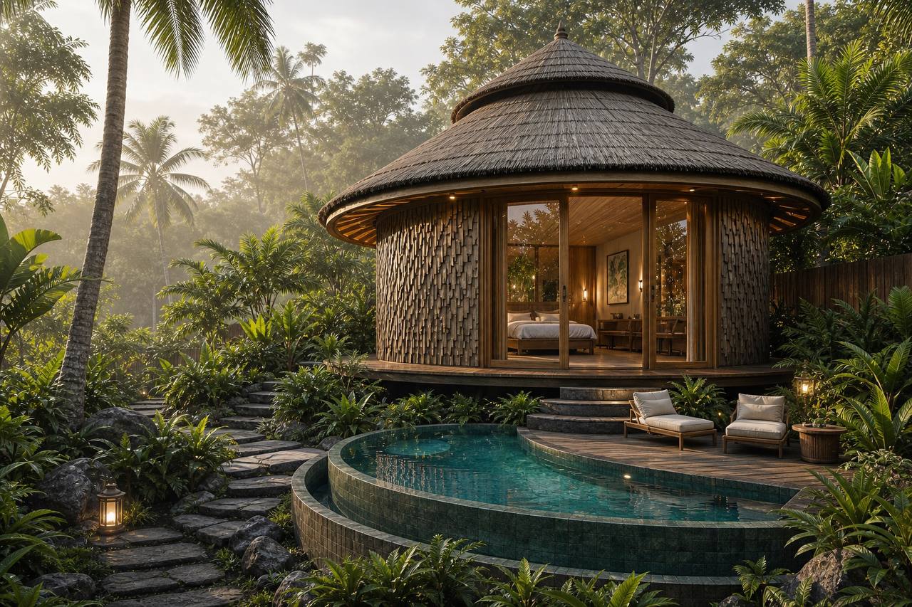 Modern 1 Bedroom Villa in Penestanan, Ubud with Wellness Facilities