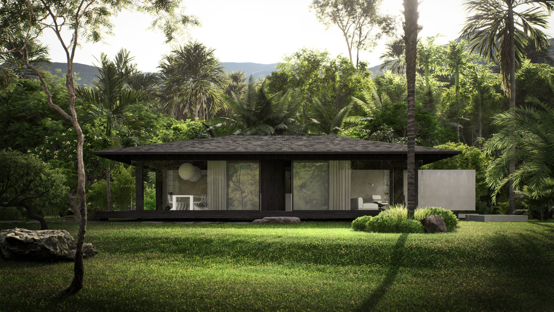 2 Bedroom Modern Jungle View Villa in Tegalalang Ubud – Leasehold