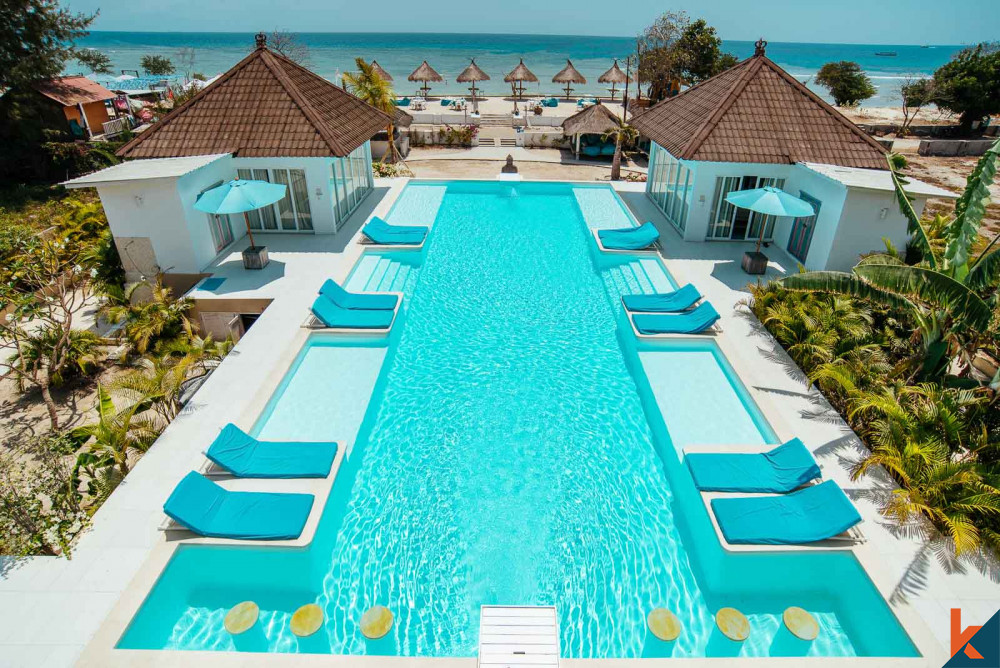 Modern Luxurious Beachfront Villa for Sale in Gili Trawangan