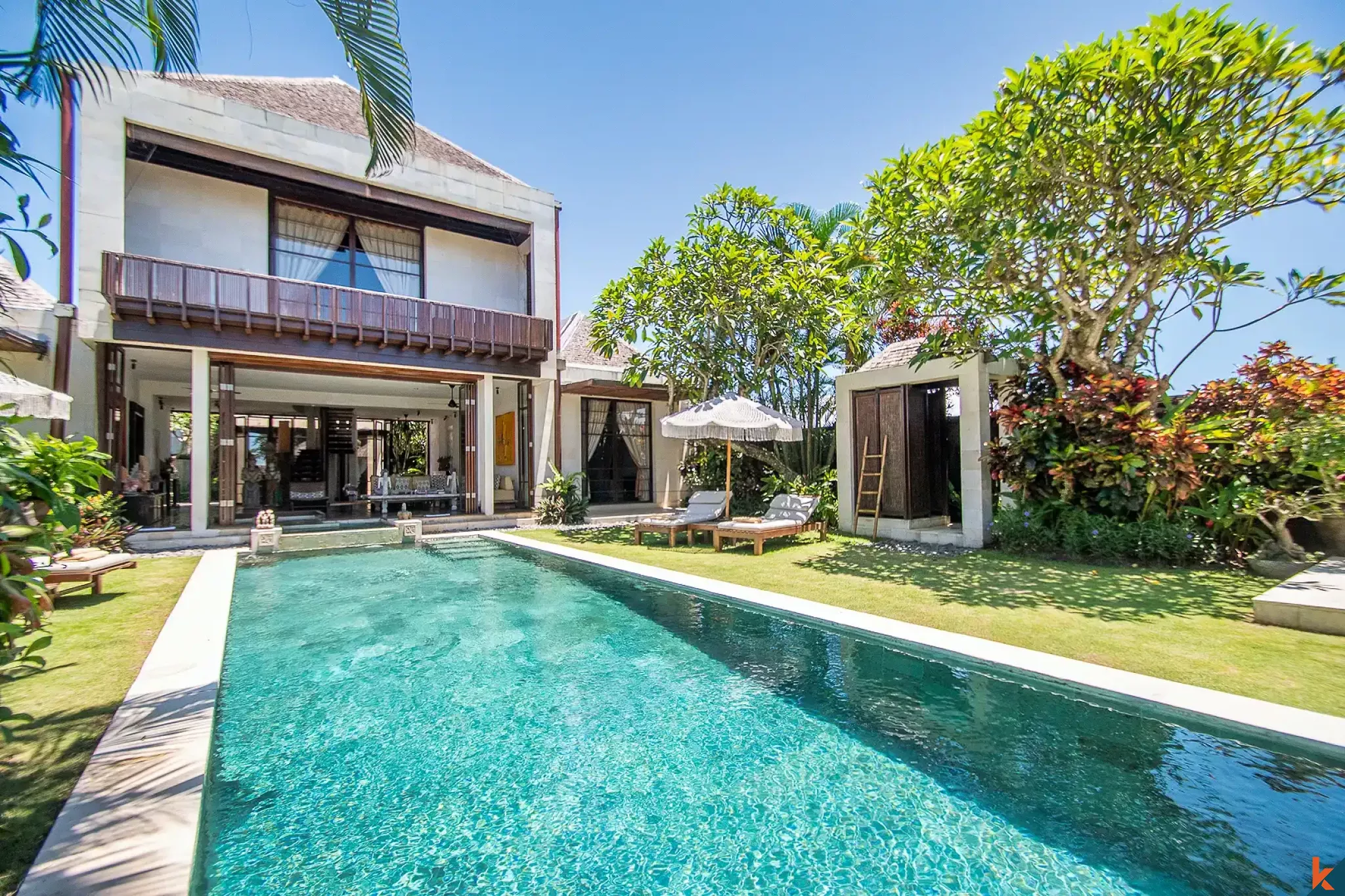 Freehold three bedroom beach villa for sale in Ketewel