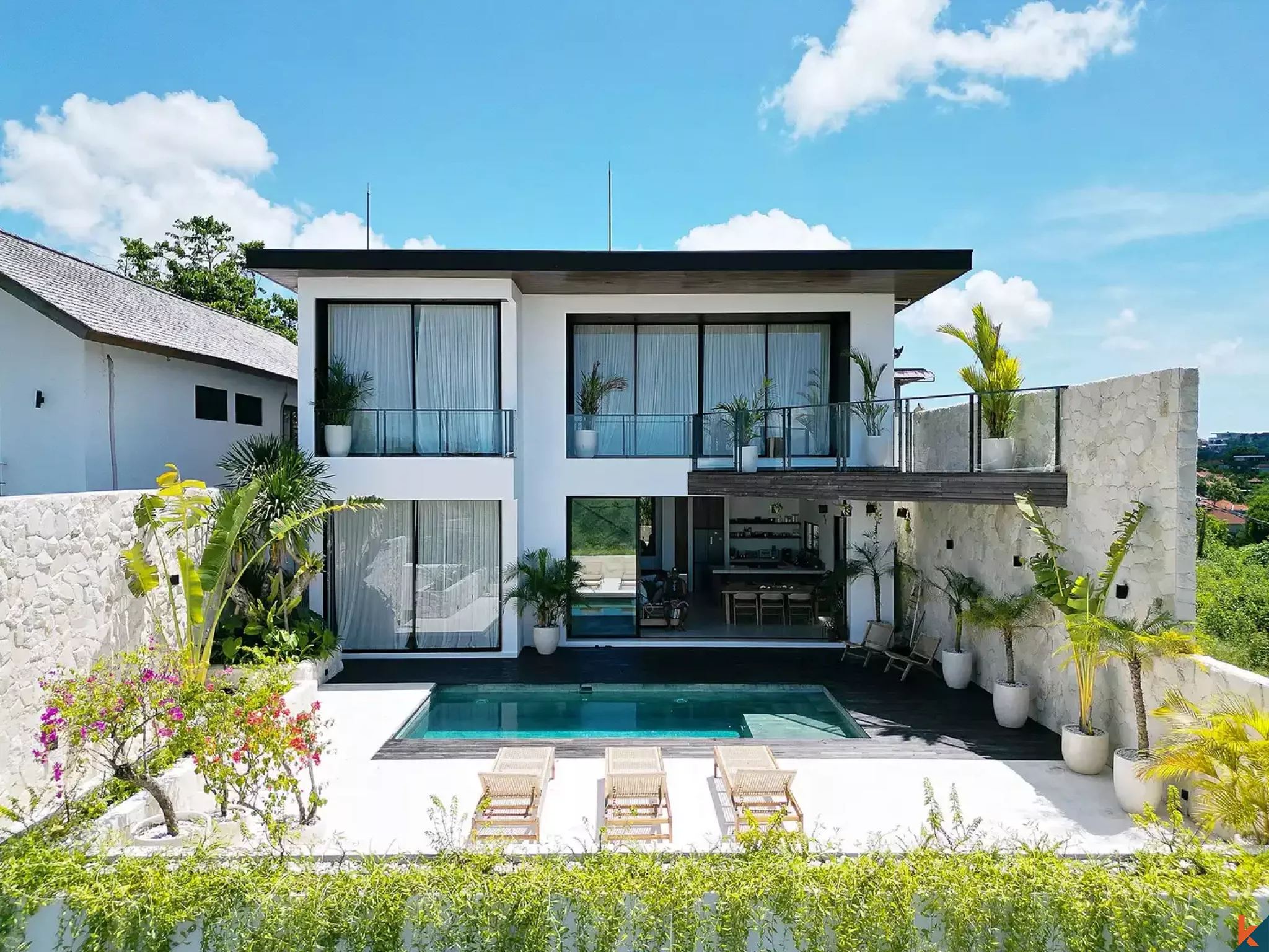 Stunning three-bedroom leasehold villa with unobstructed ocean views in Ungasan